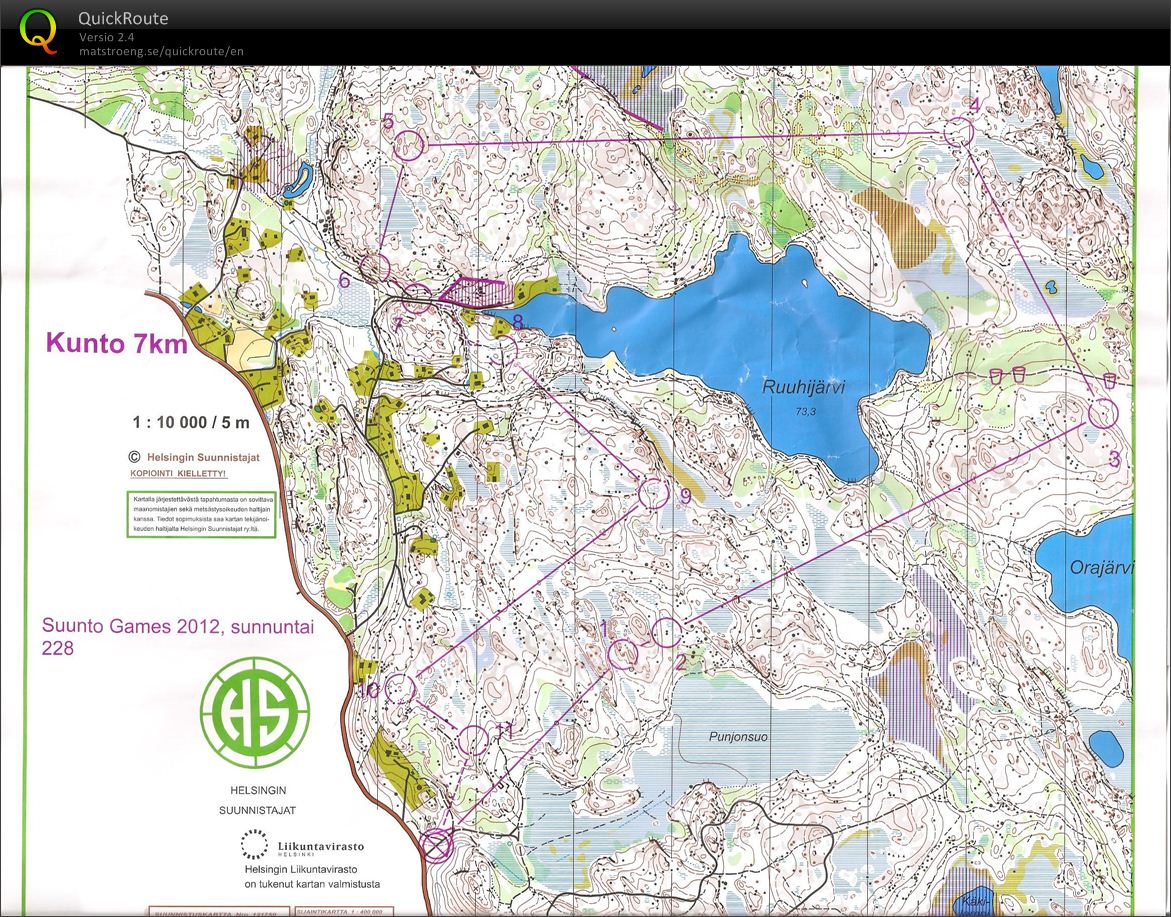 Suunto Games 2012 training course (10/06/2012)