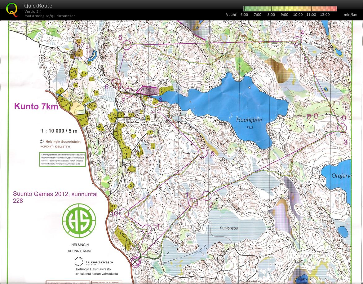 Suunto Games 2012 training course (10/06/2012)