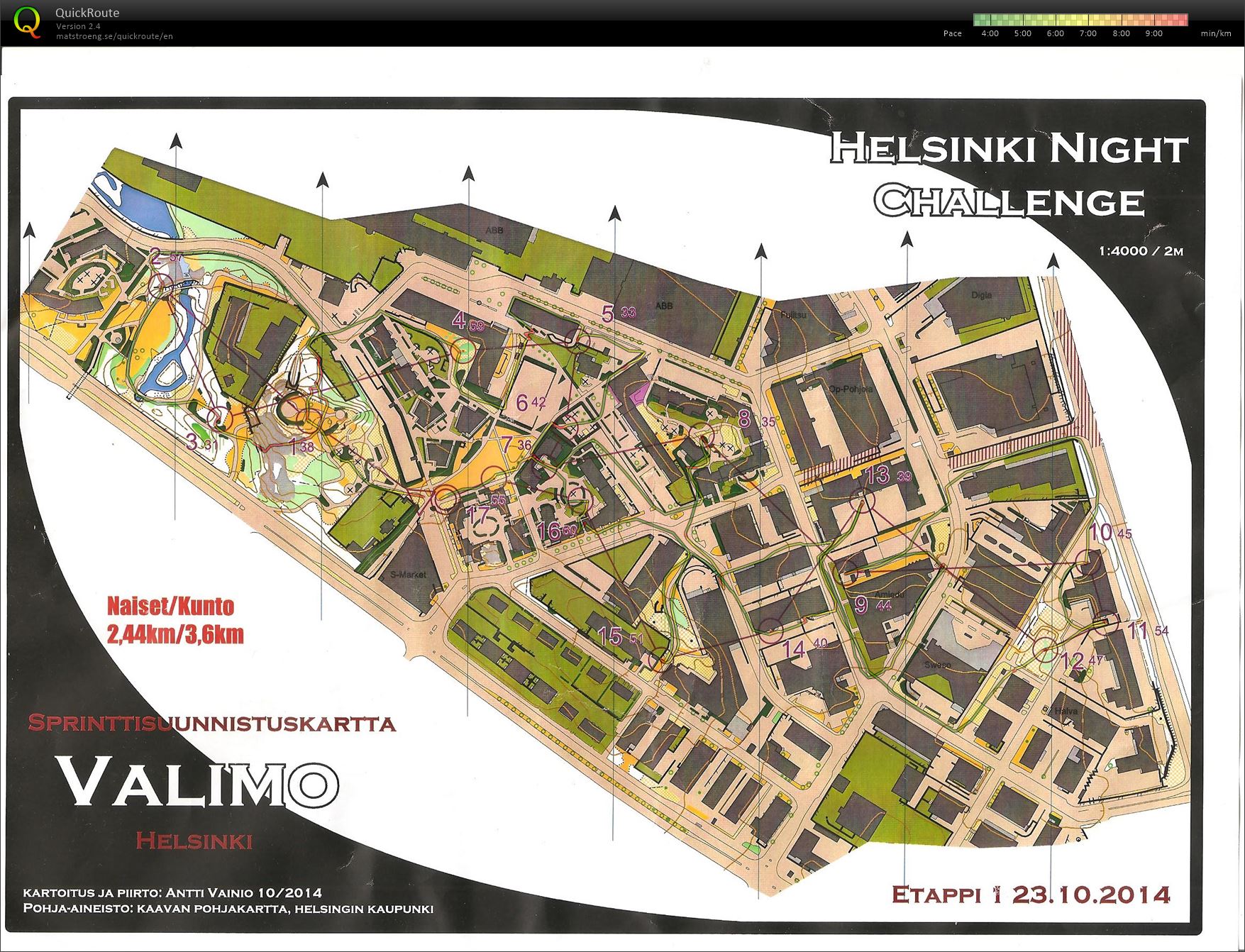 Helsinki Night Challange 2014 (23/10/2014)