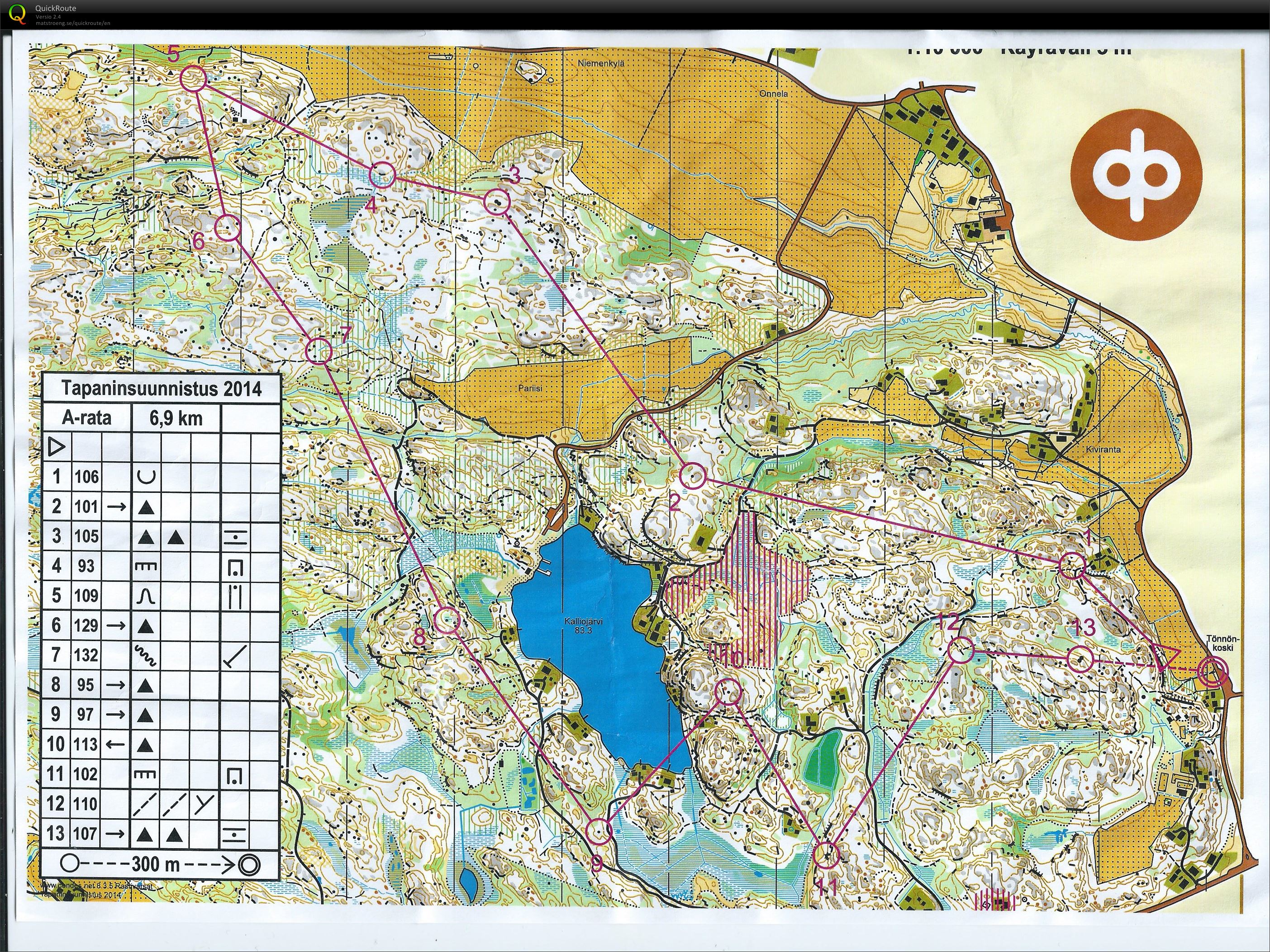 Tapaninsuunnistus (01/01/2015)