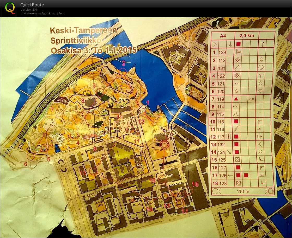 Keski-Tampereen Sprinttiviikko, osakisa 3 (01/01/2015)