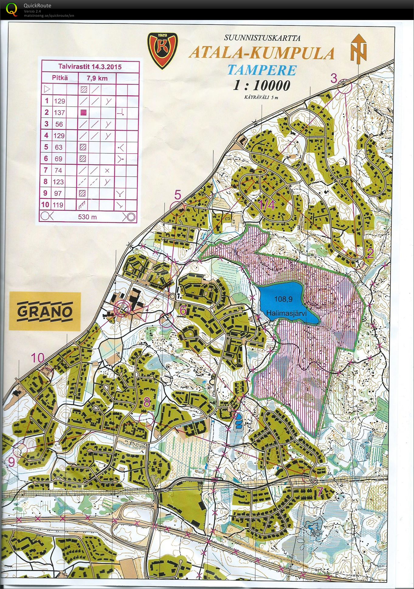 Talvirastit Atala-Kumpula (14/03/2015)