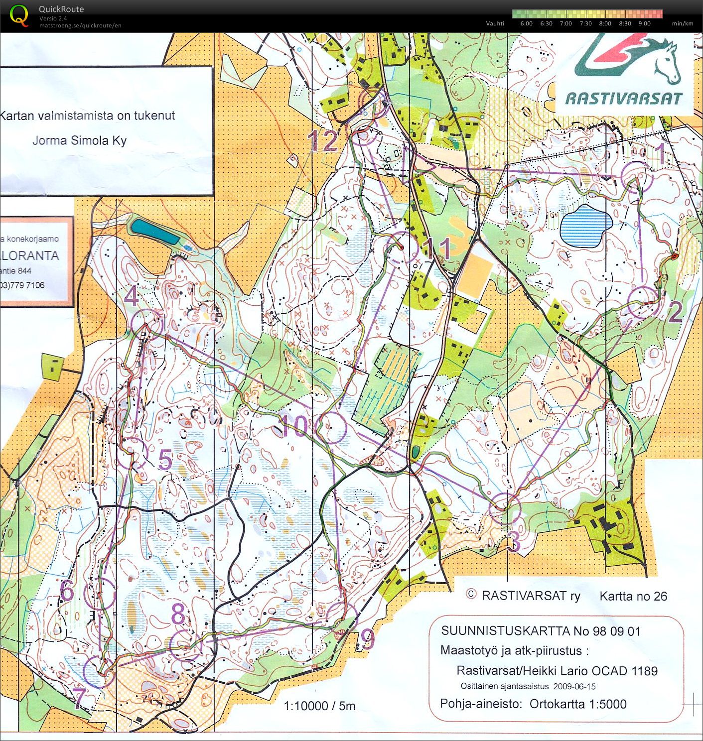Orimattilan Iltarastit, Mallusjoki (2012-06-18)
