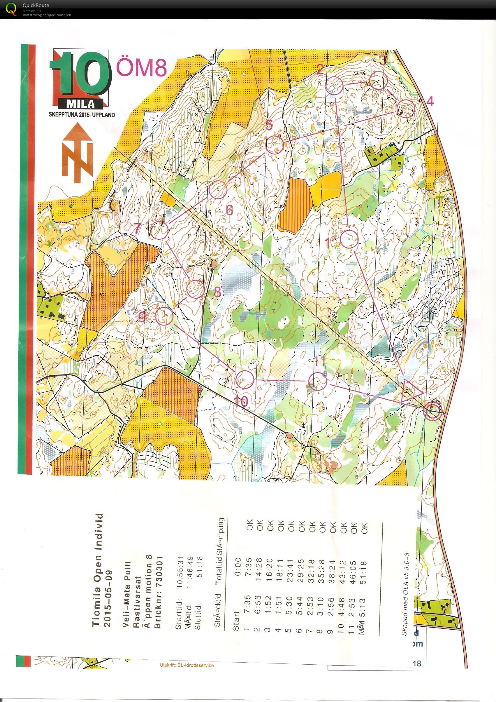 Tiomila 2015 open (09/05/2015)