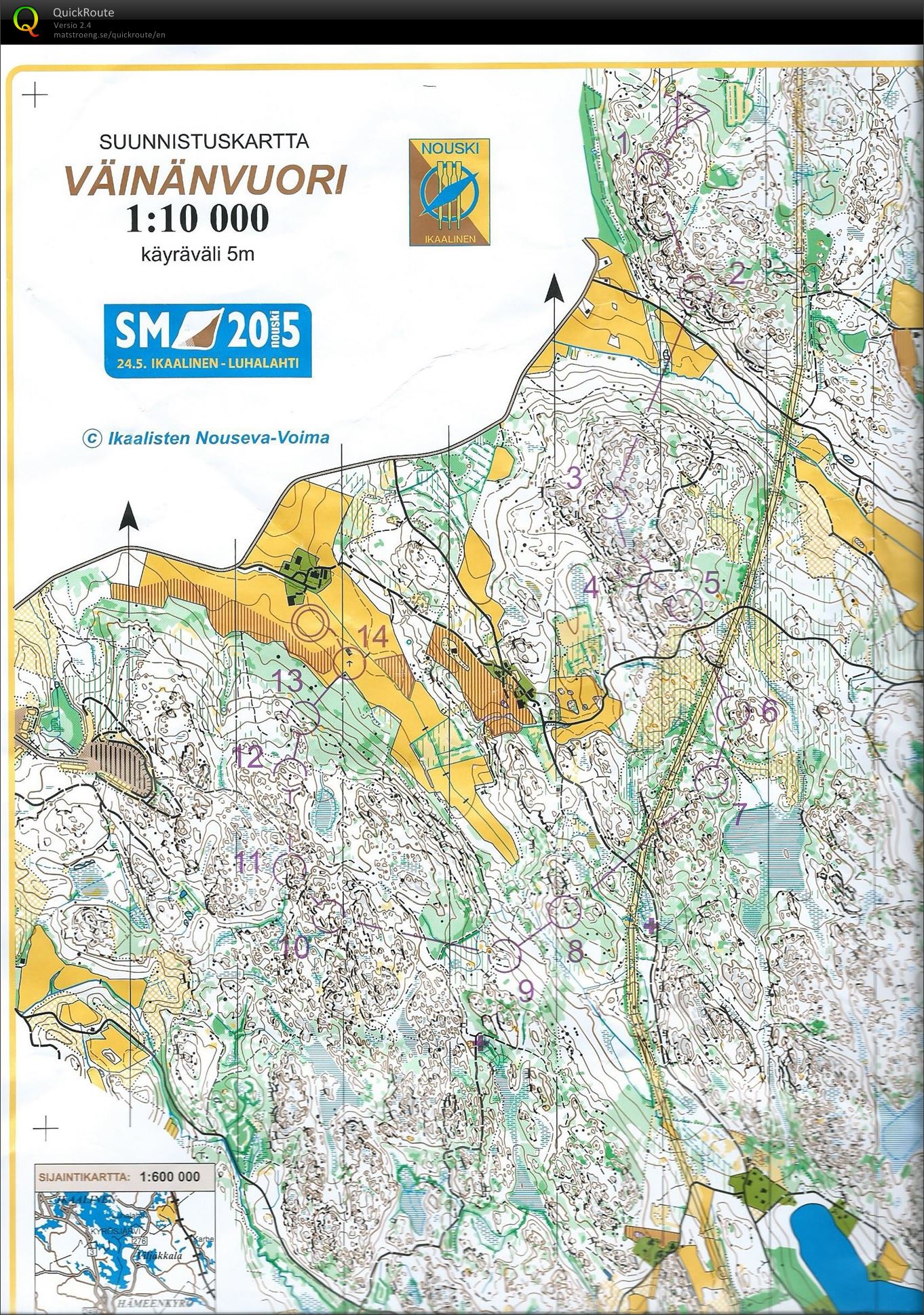 SM-keskimatka A-finaali (24/05/2015)