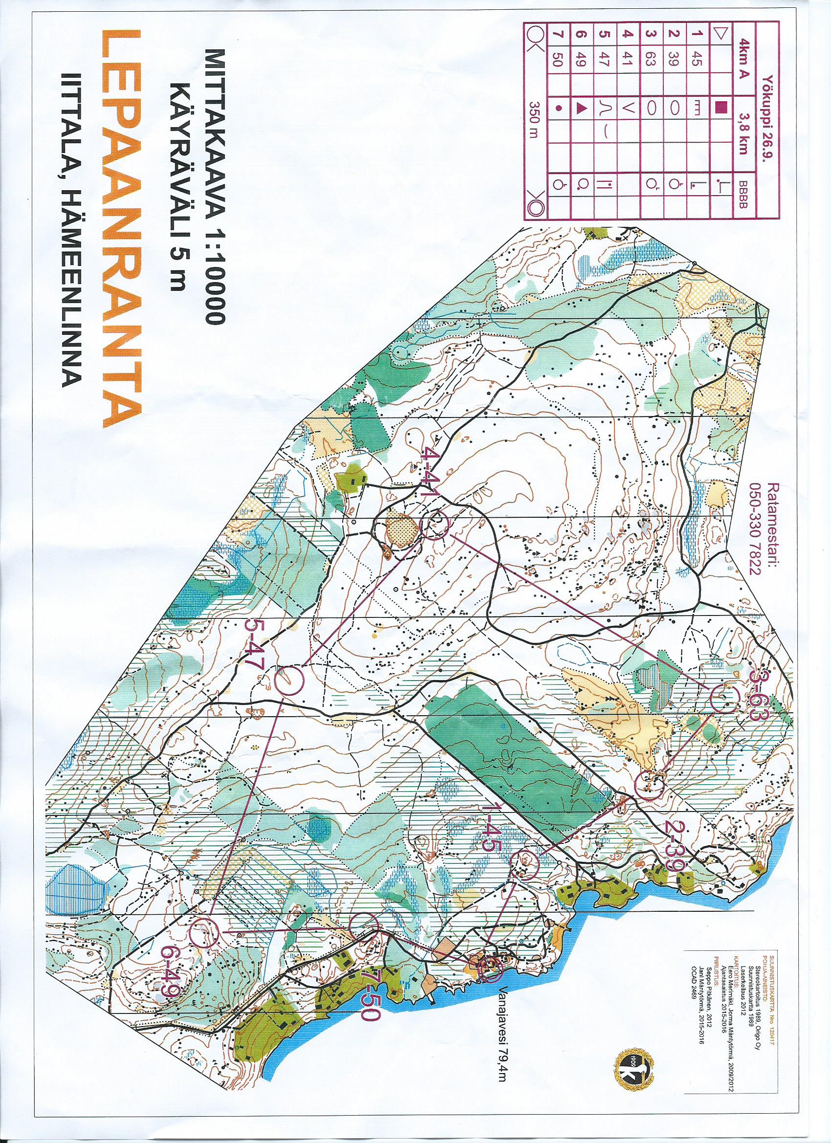 Yökuppi Lepaanranta (26.09.2016)