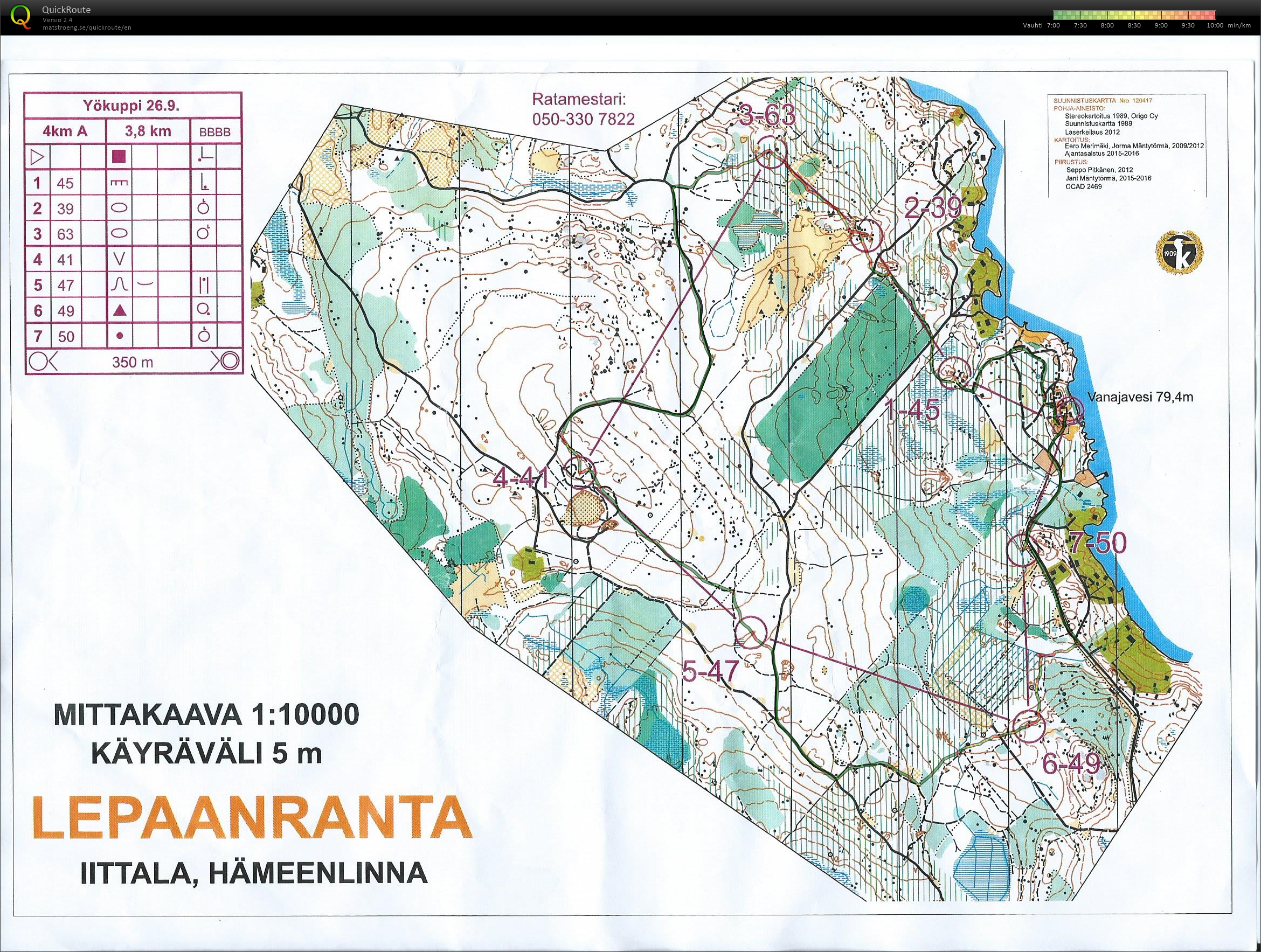Yökuppi Lepaanranta (26.09.2016)