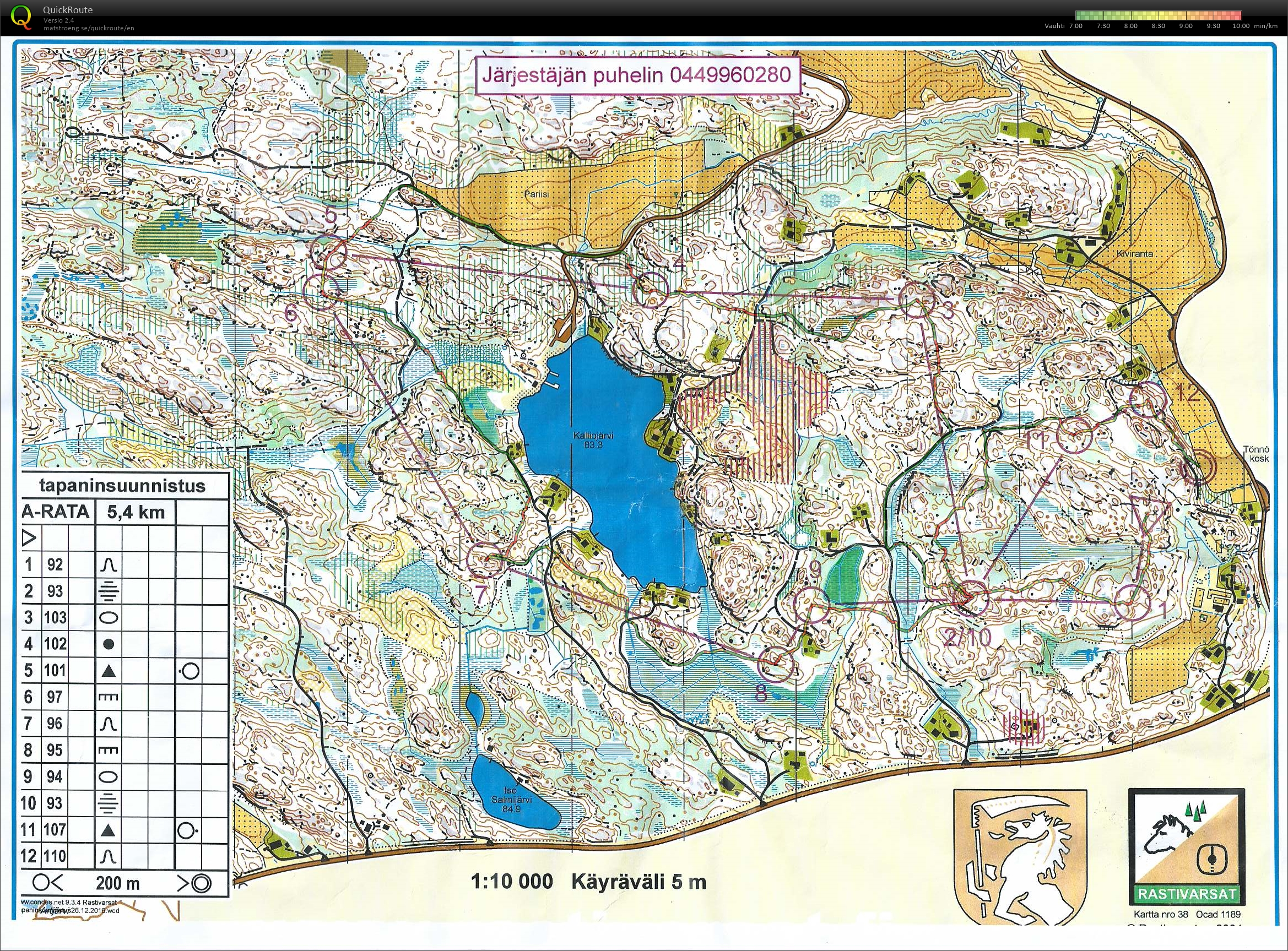 Tapaninsuunnistus (26/12/2016)