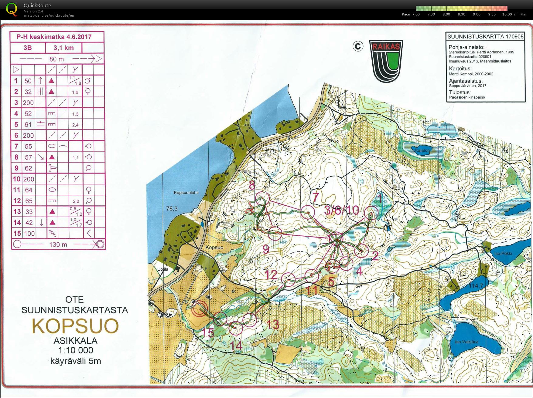 Aam-keskimatka (04/06/2017)