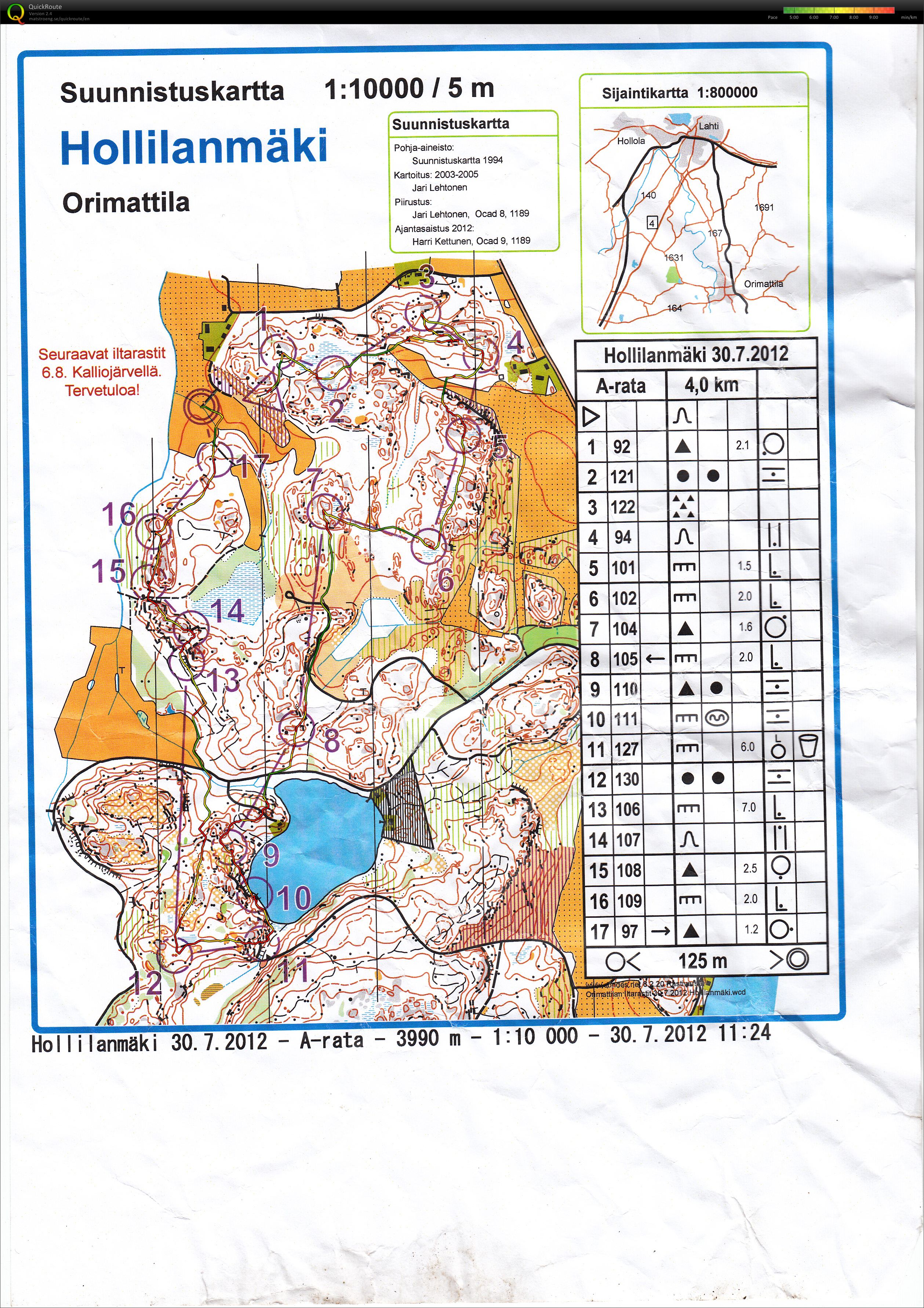 RaVan iltarastit (30-07-2012)