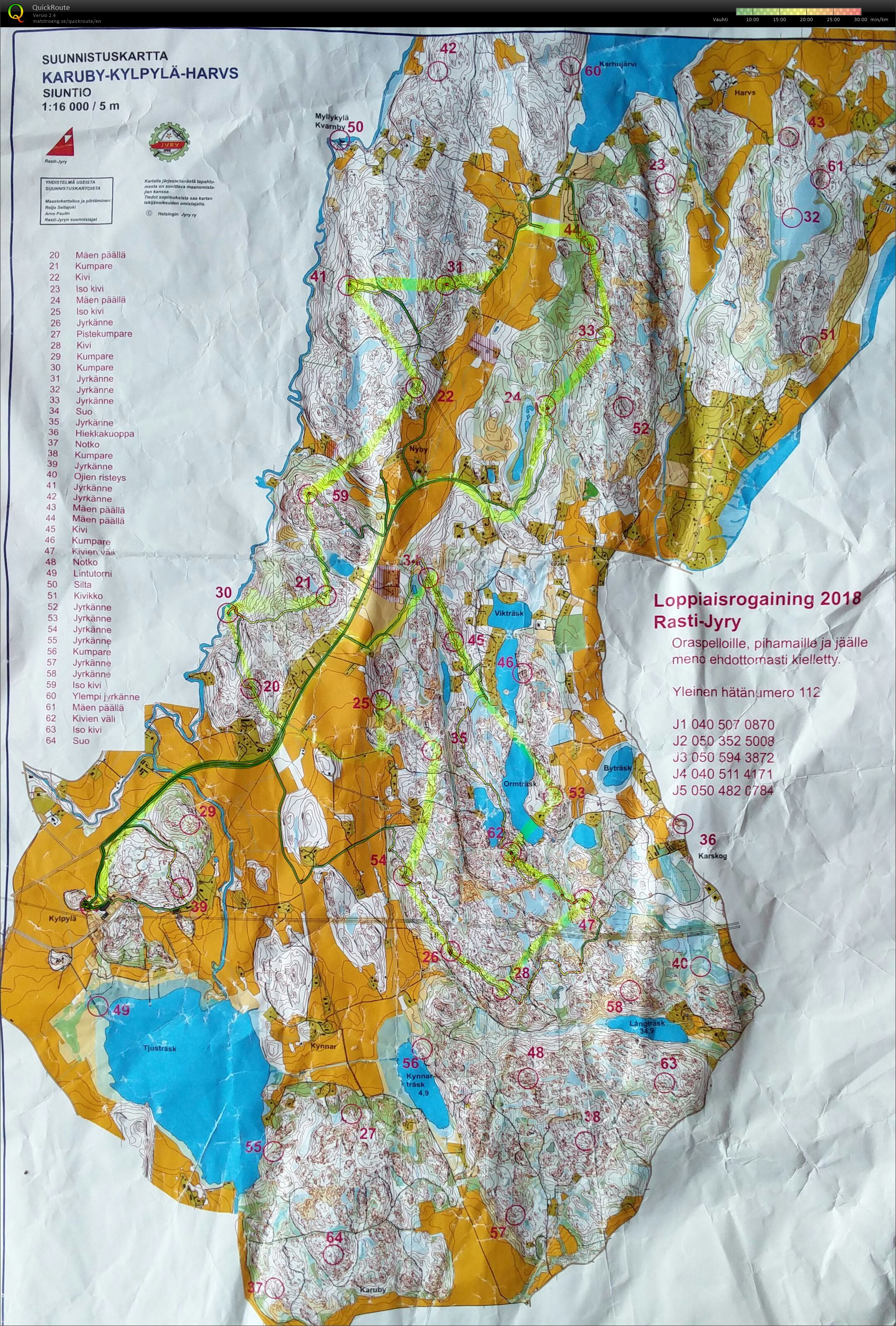 Loppiaisrogaining (06/01/2018)