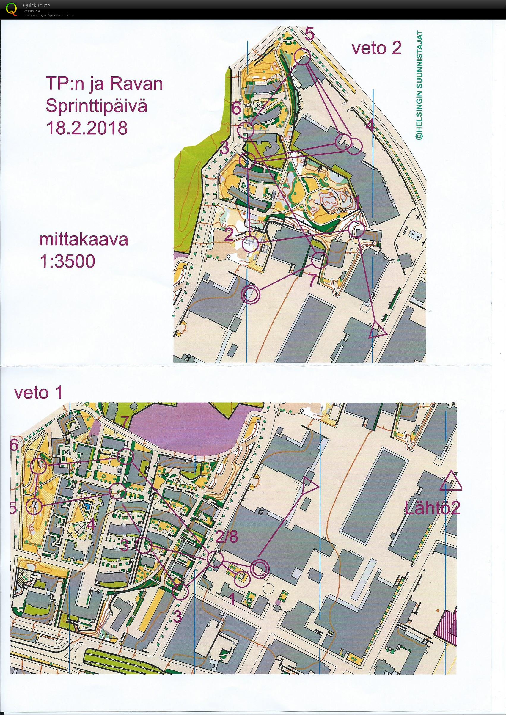 Sprinttileiri Tukkutori veto 2 (18/02/2018)