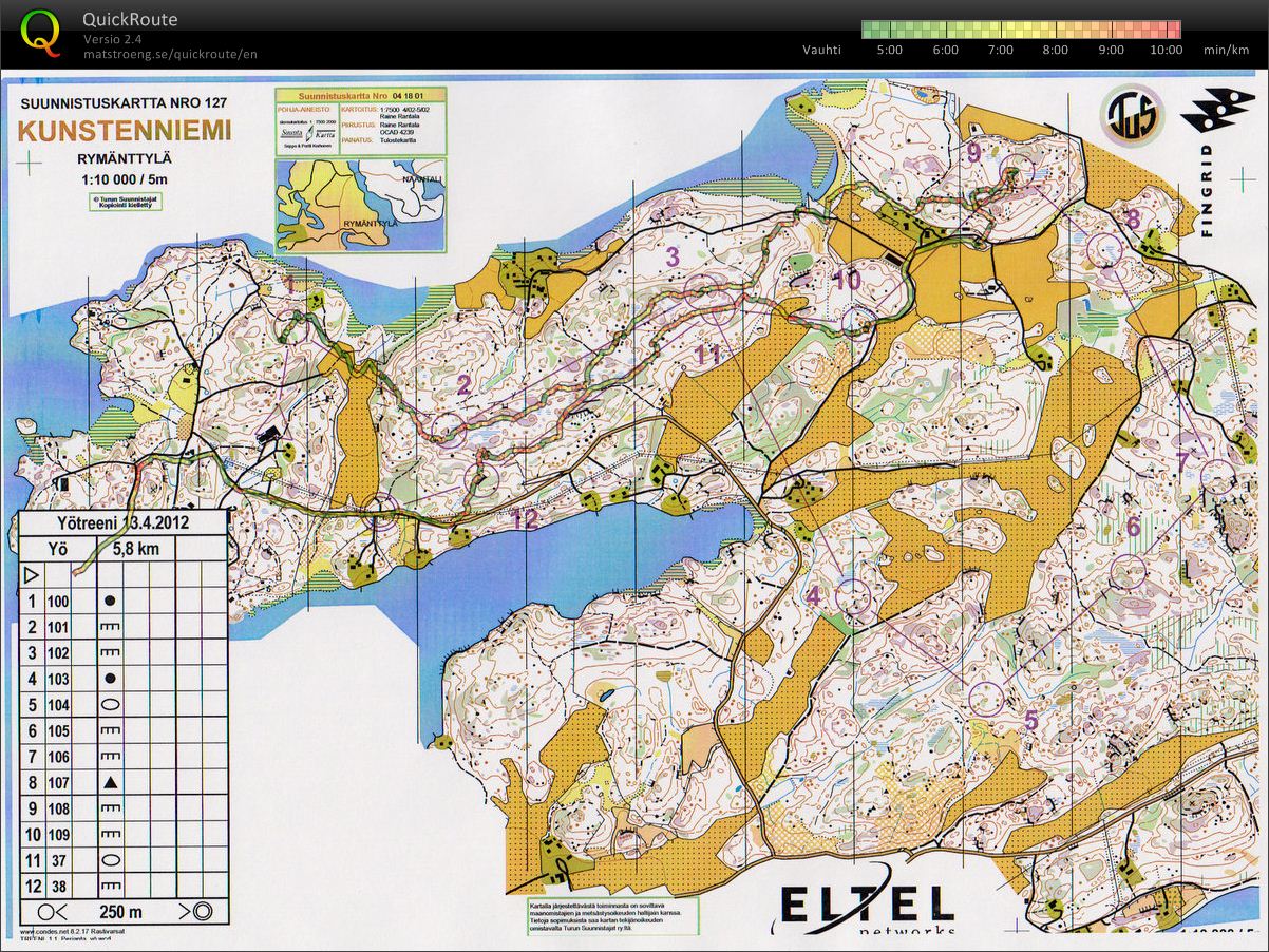Kevvätleirin yötreeni (13/04/2012)