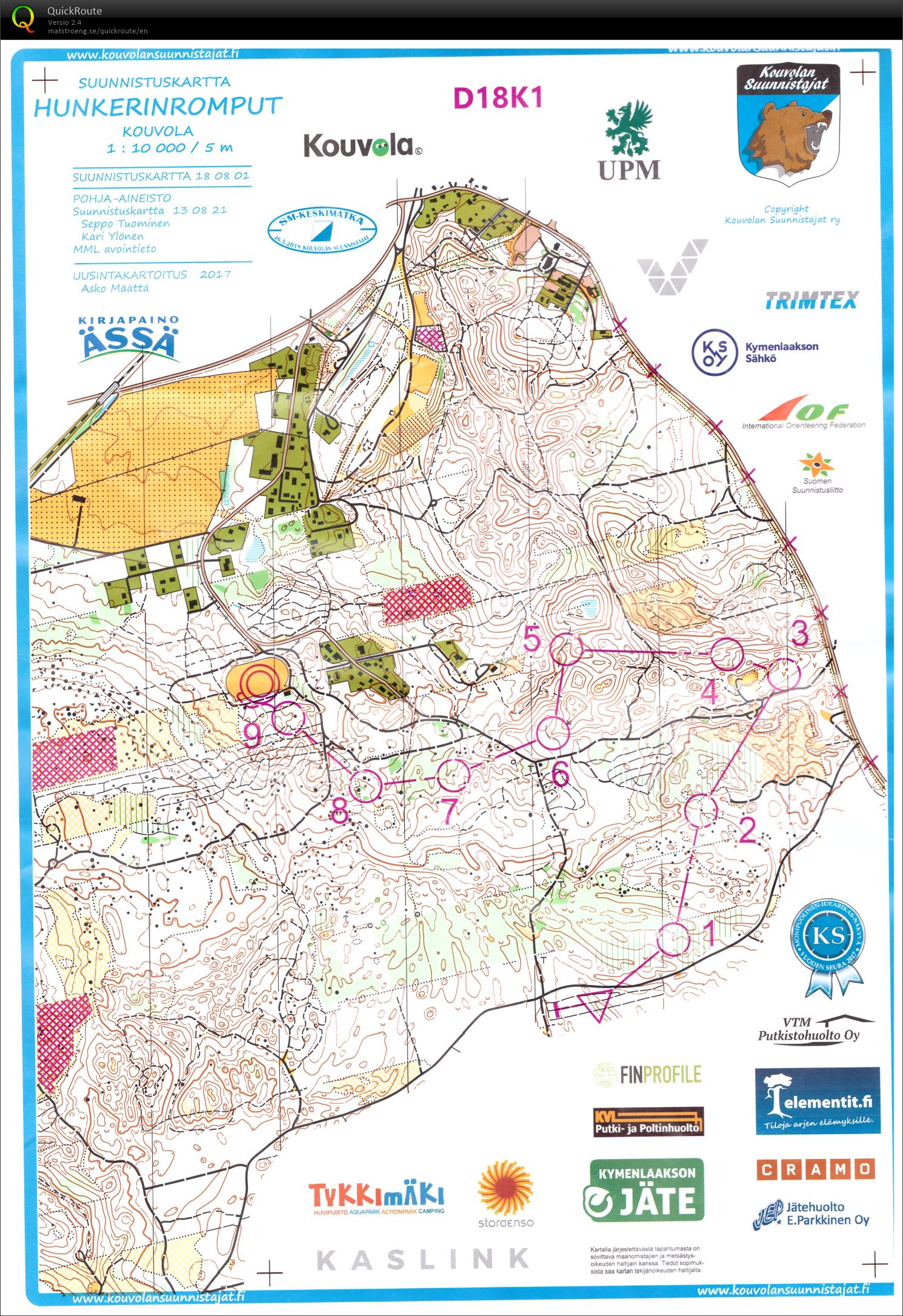 SM-keskimatka, karsinta (2018-05-26)