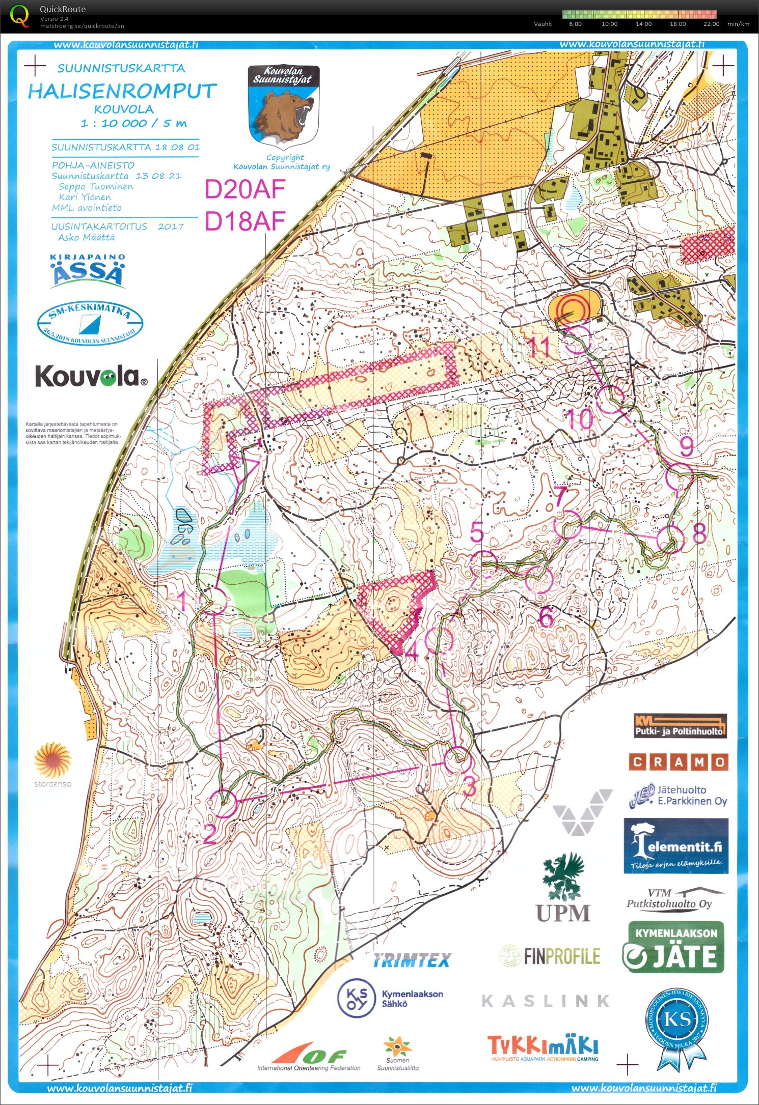 SM-keskimatka, A-finaali (26/05/2018)