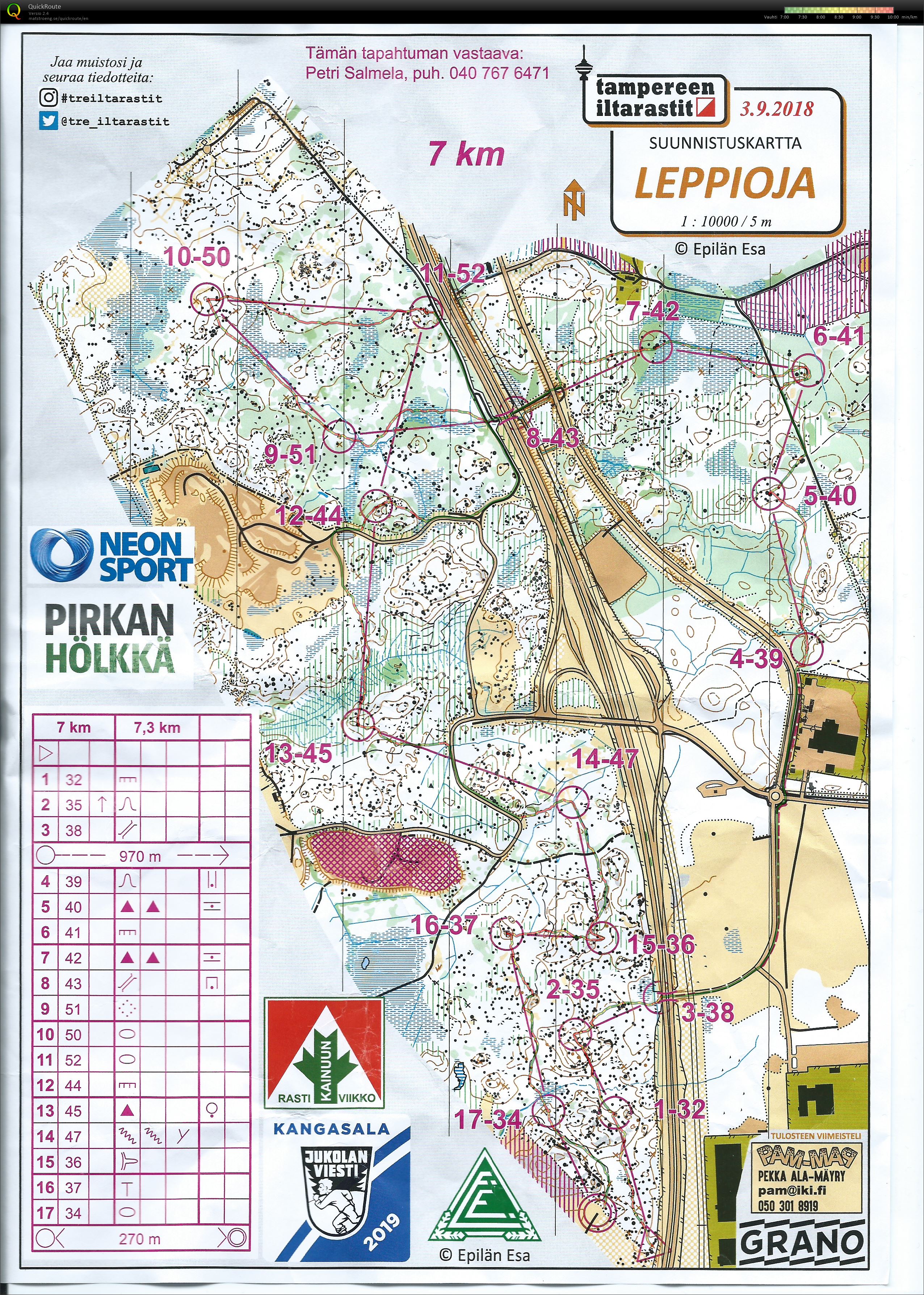 Iltarastit Leppioja (03.09.2018)