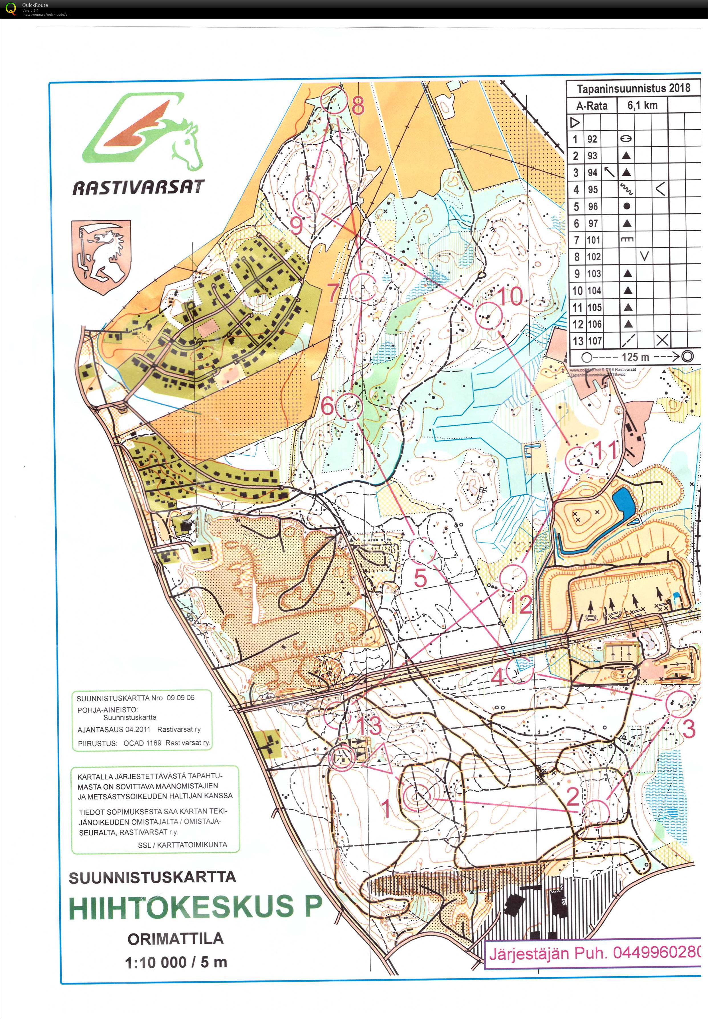 Tapaninsuunnistus Hiihtokeskus (26/12/2018)