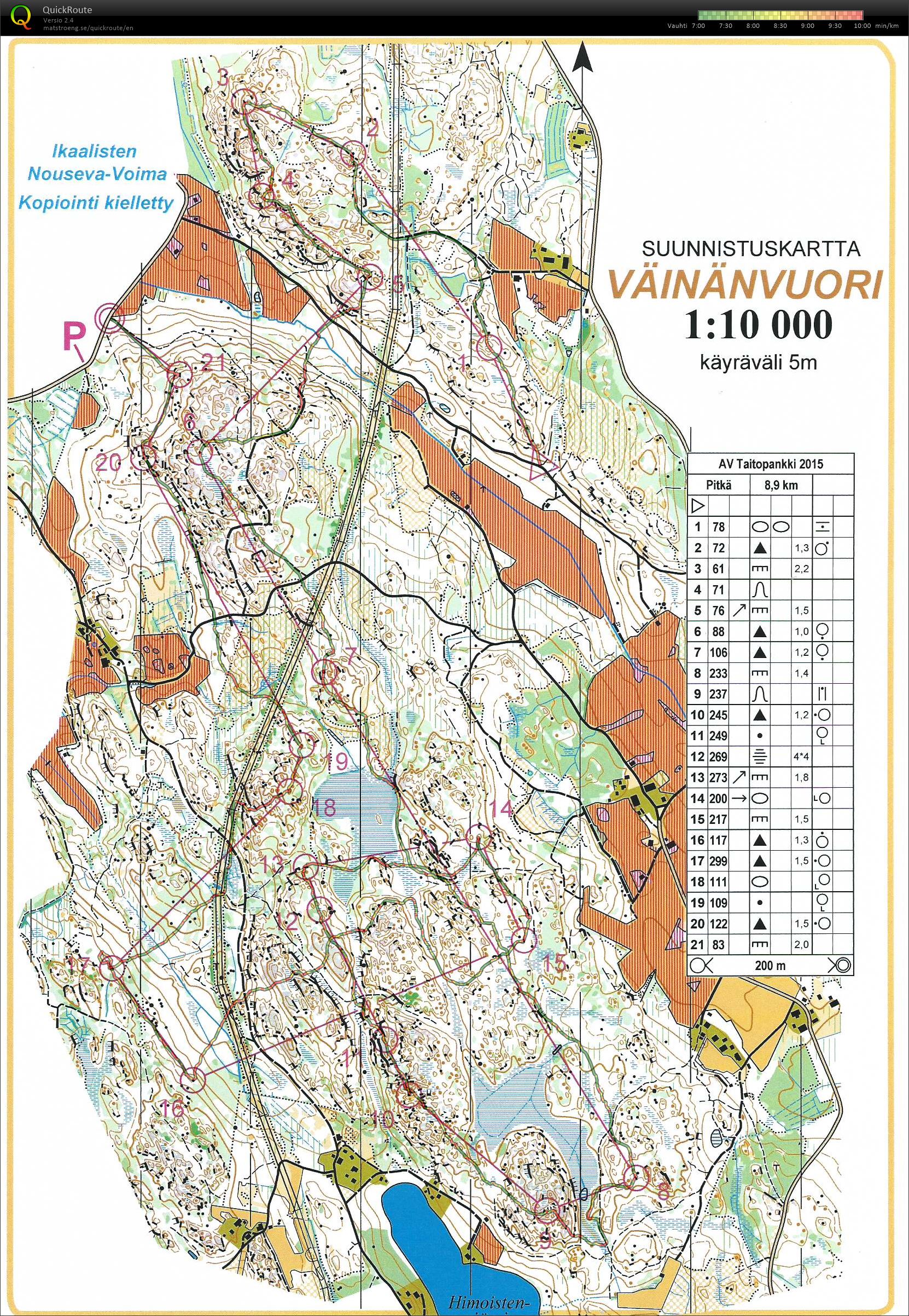 Taitoharjoitus Väinävuori (24.03.2020)