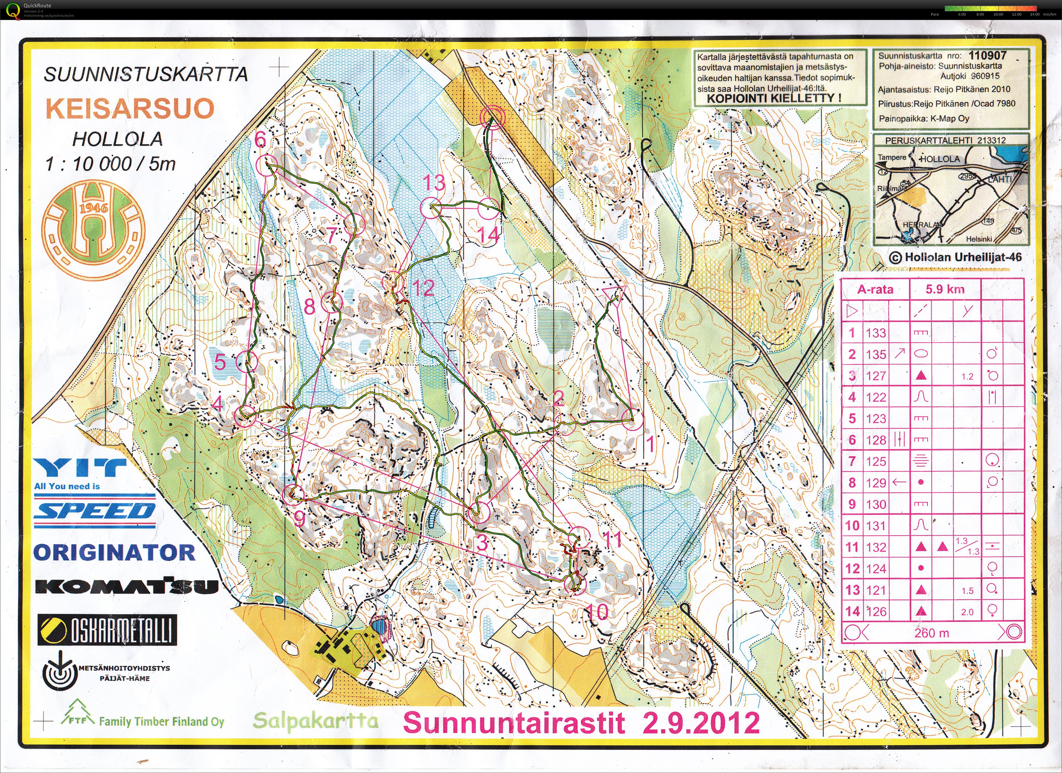 HU-46, iltarastit (02-09-2012)