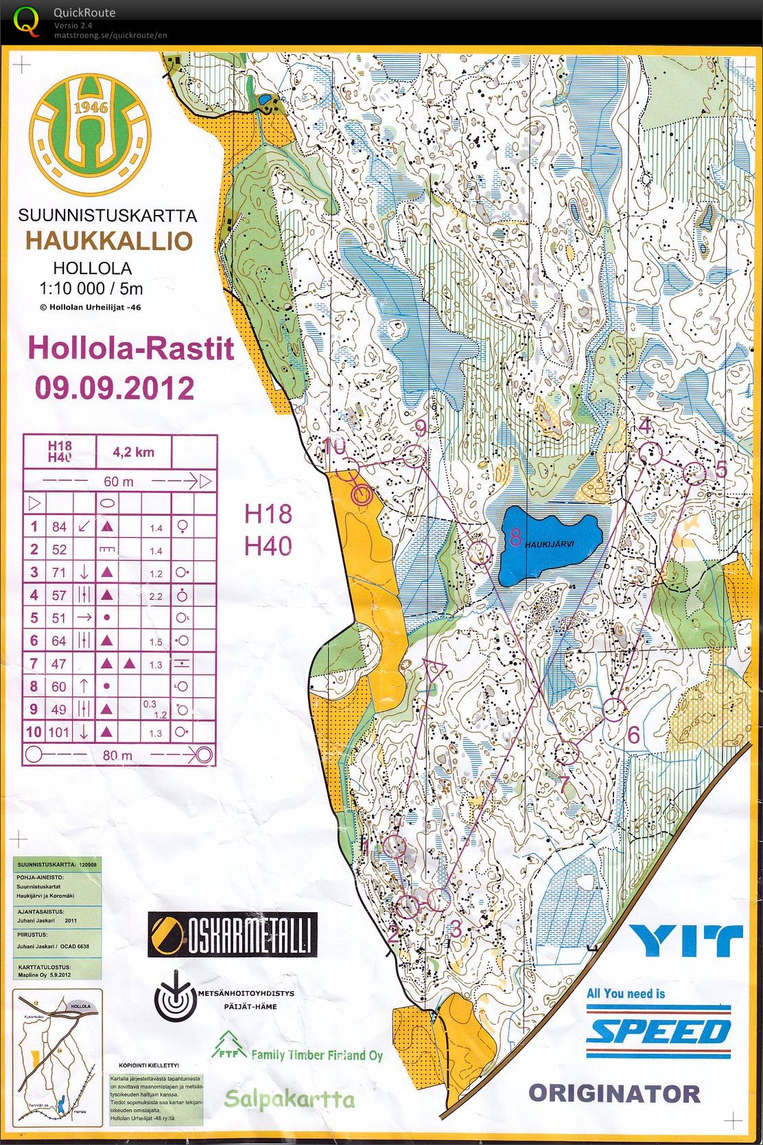 Hollola-Rastit (09.09.2012)