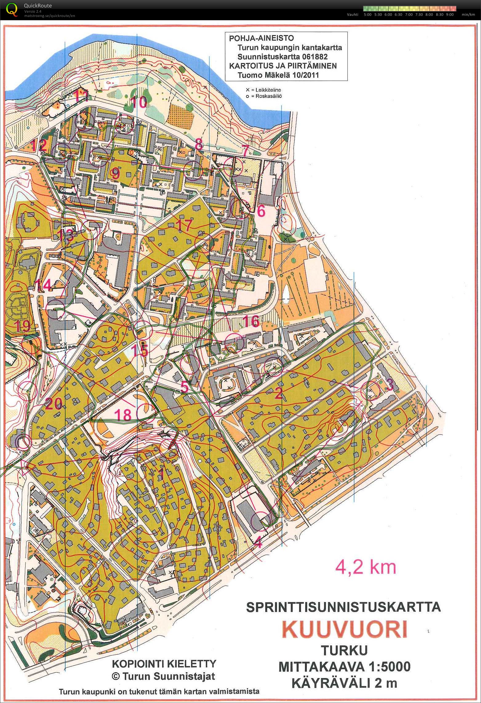 Sprinttiä Turussa (01/11/2012)