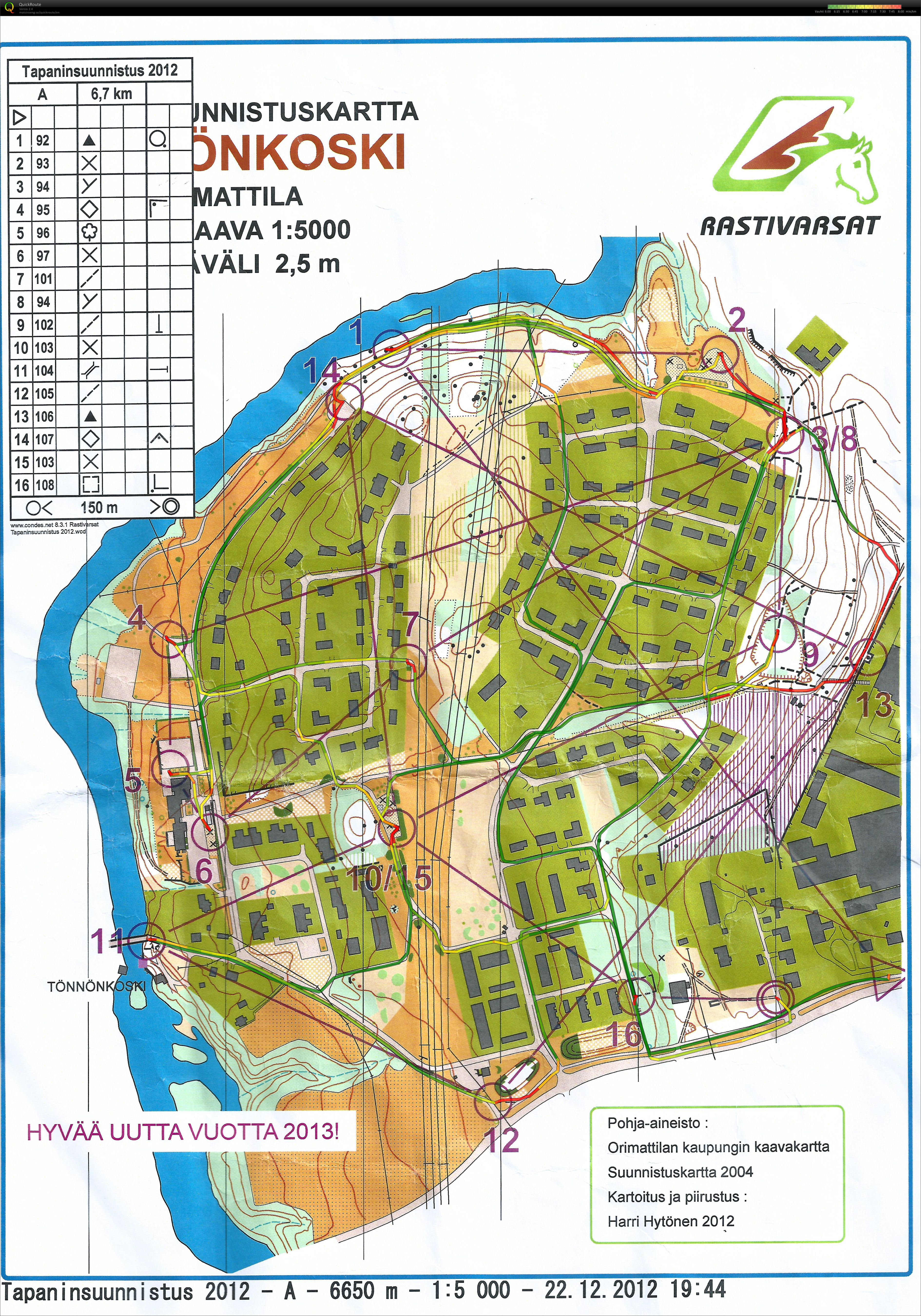 Tapaninsuunnistus (26/12/2012)