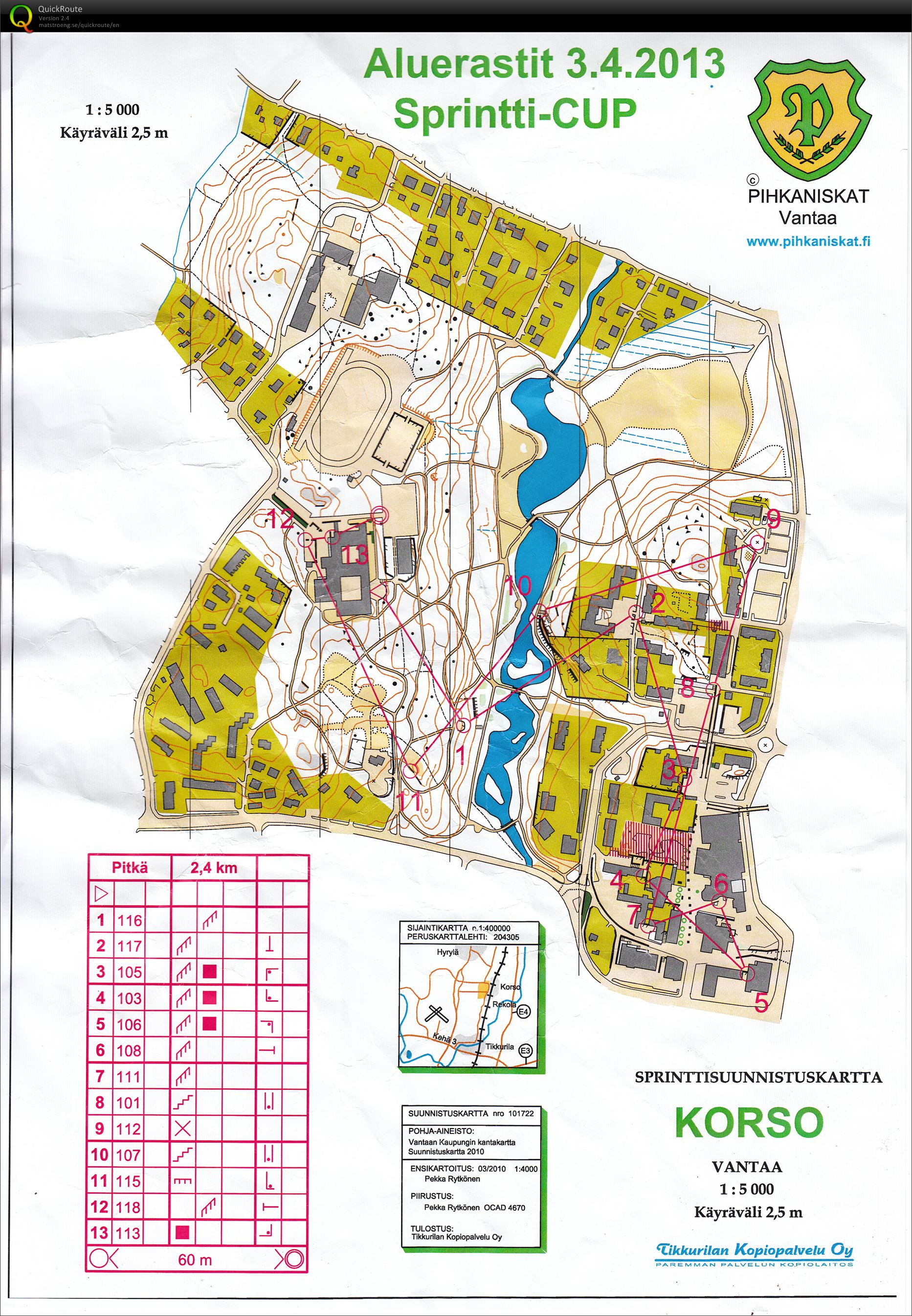 Aluerastit/ sprintticup 1 (03.04.2013)
