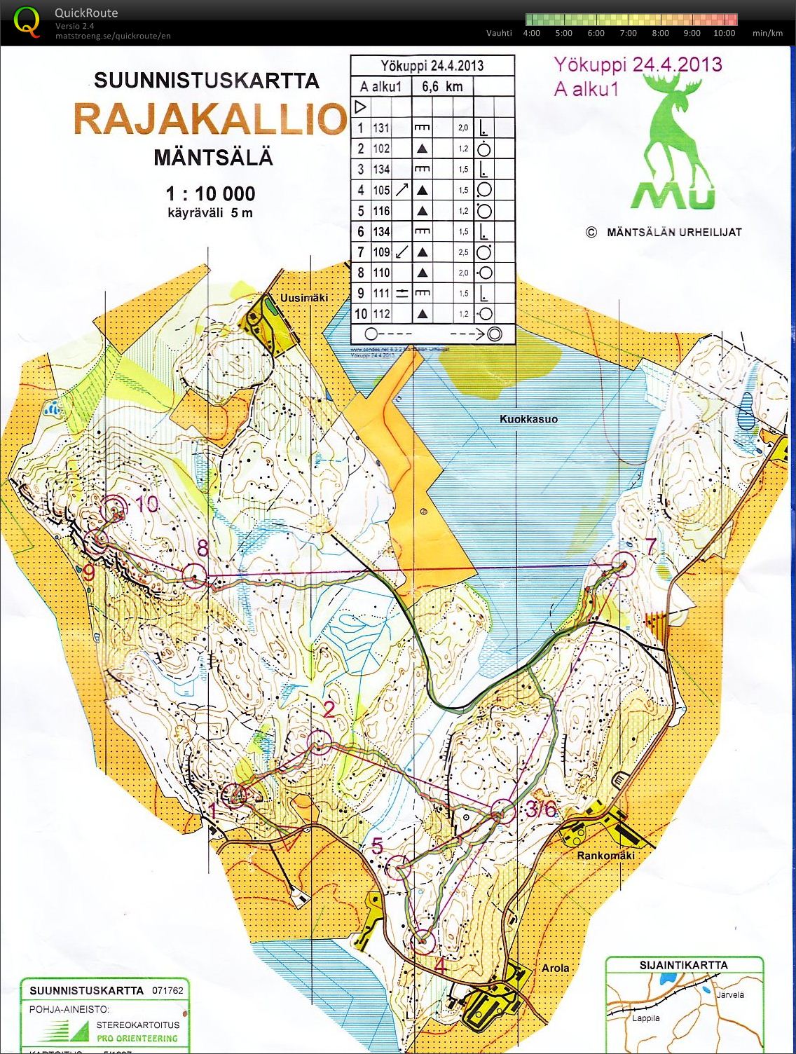 Yökuppi Mäntsälä 1/2 (24-04-2013)