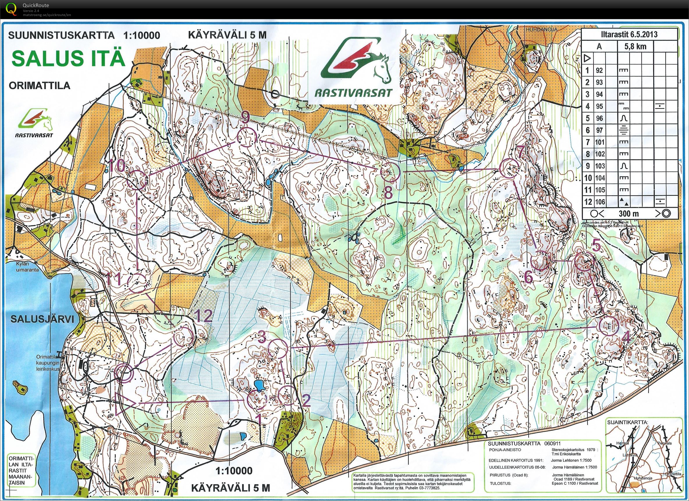 Iltarastit A-rata (06-05-2013)