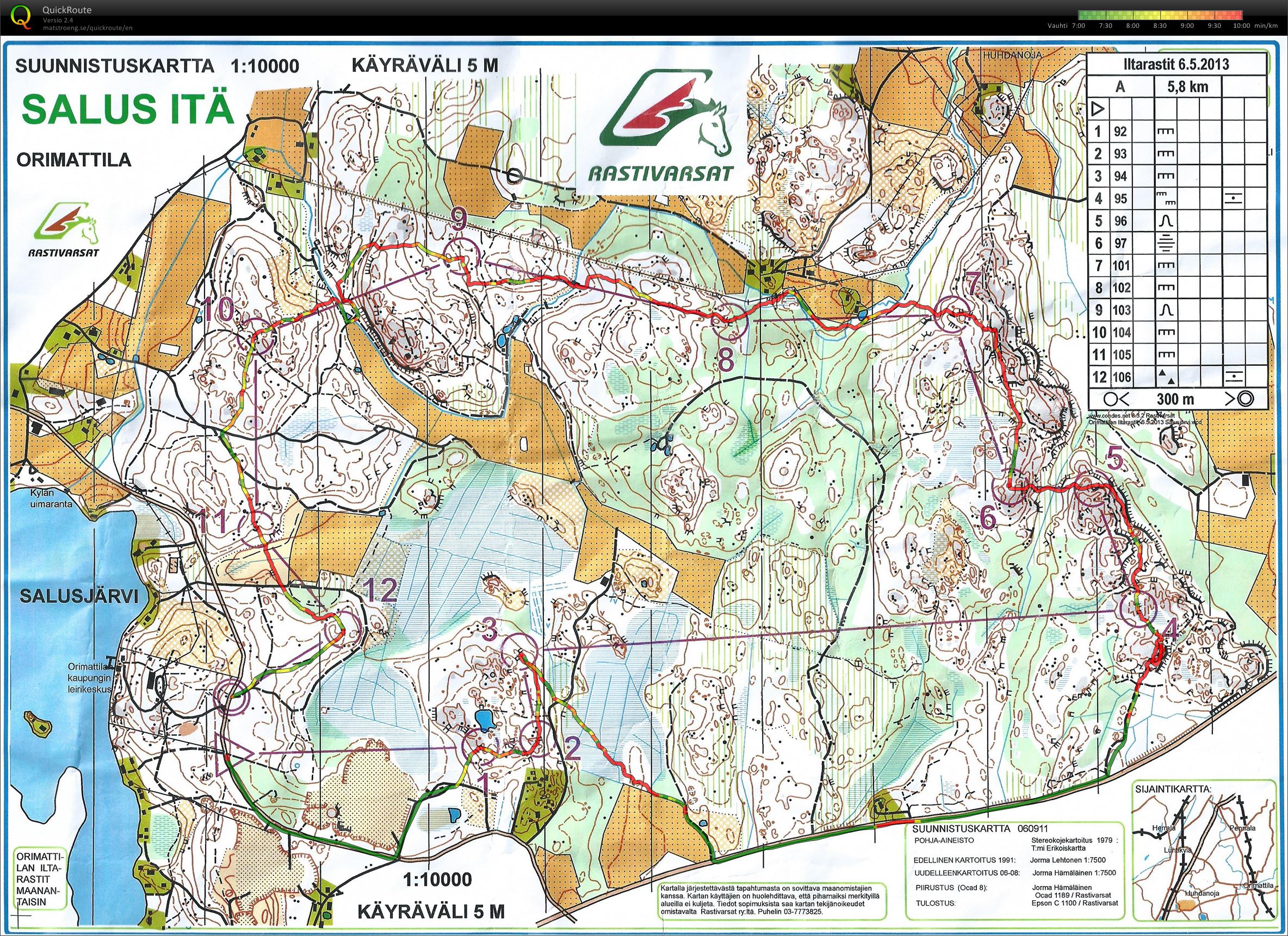 Iltarastit A-rata (06-05-2013)