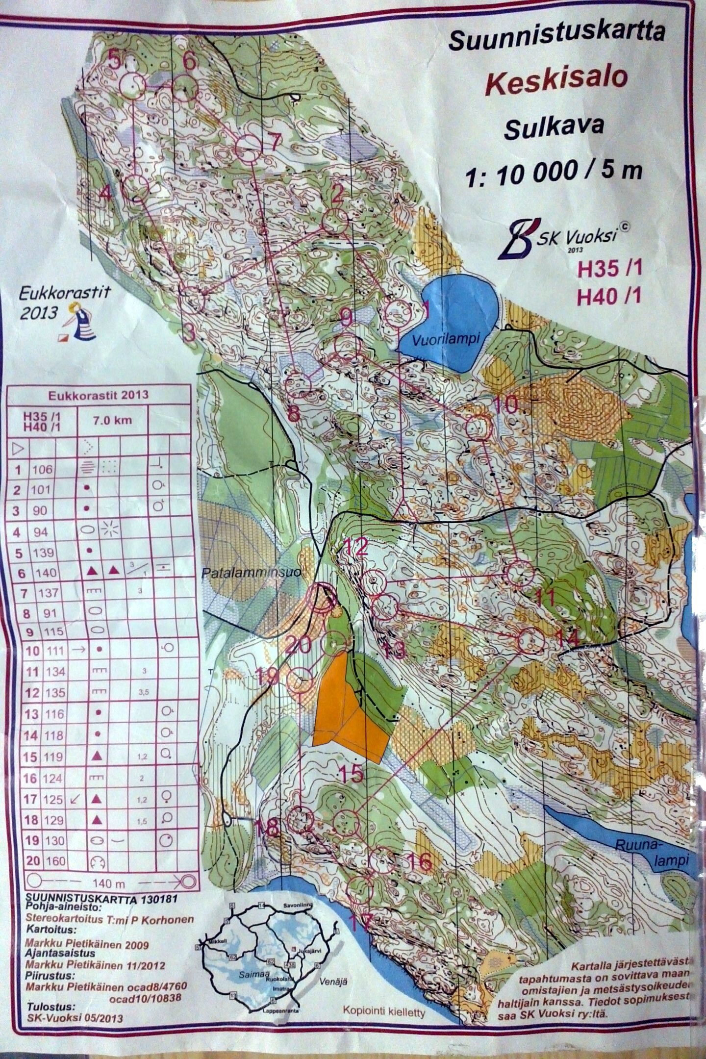 Eukkorastit 2013, day 1 (10/05/2013)