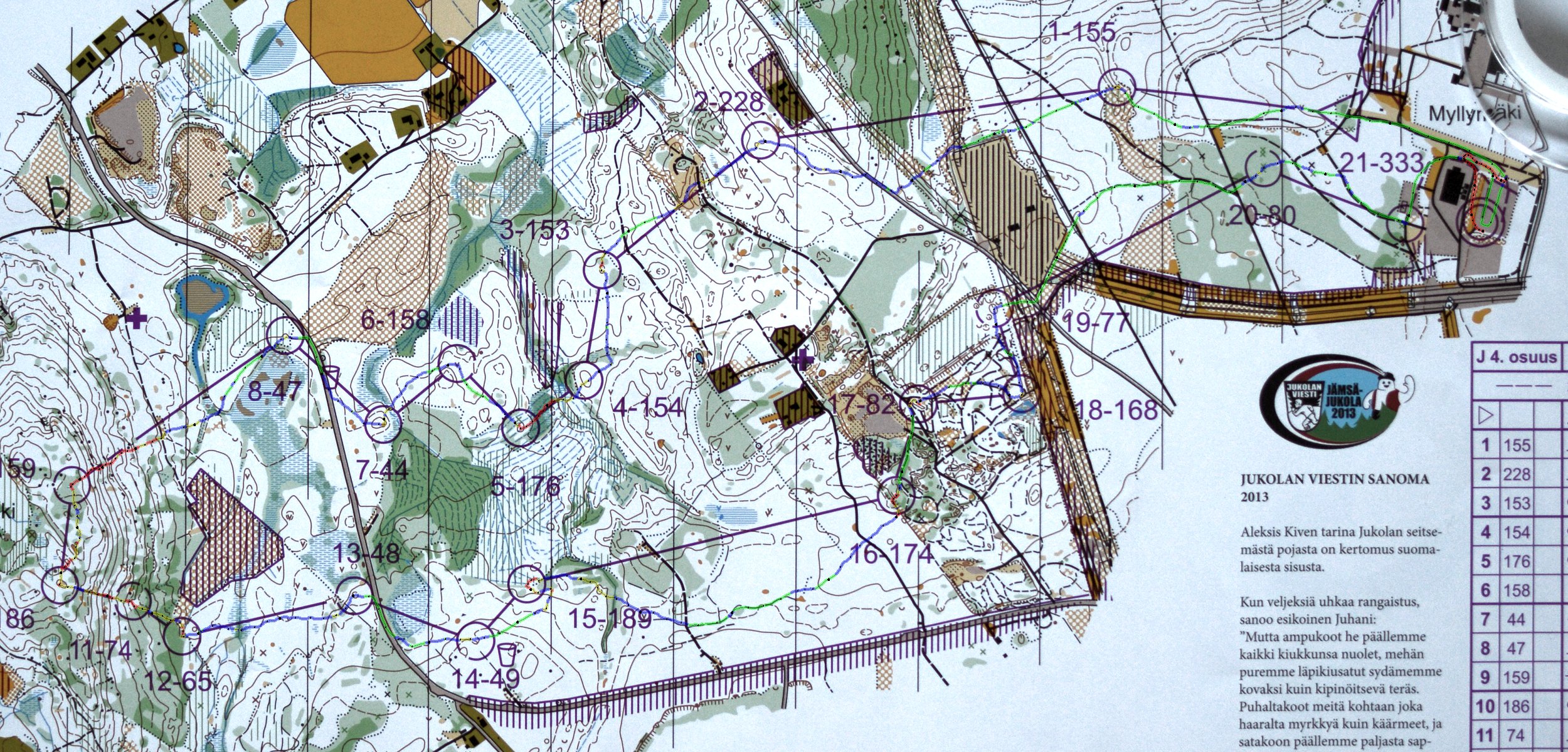 Jukola 2012 4th leg (16-06-2013)