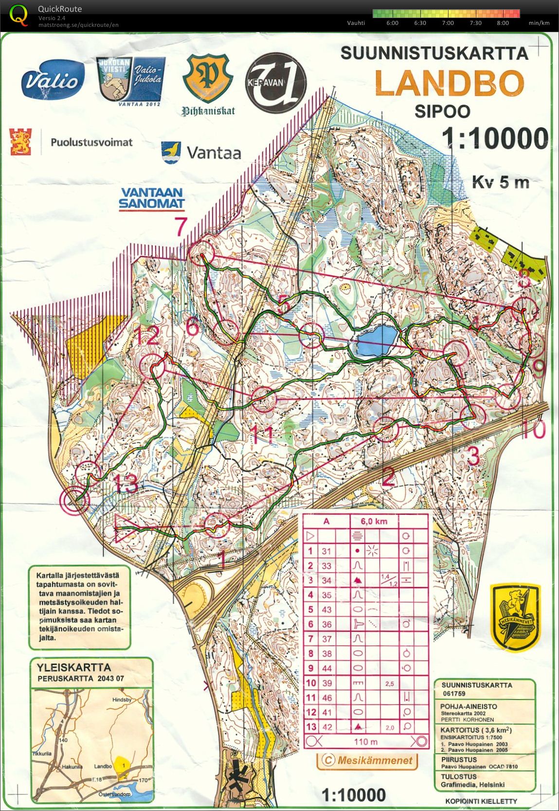 Jukolatreenipäivä 1/2 (19/05/2012)