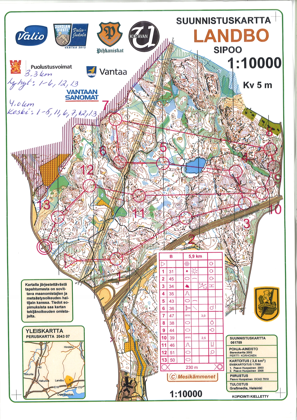 Jukola training 1 (19-05-2012)