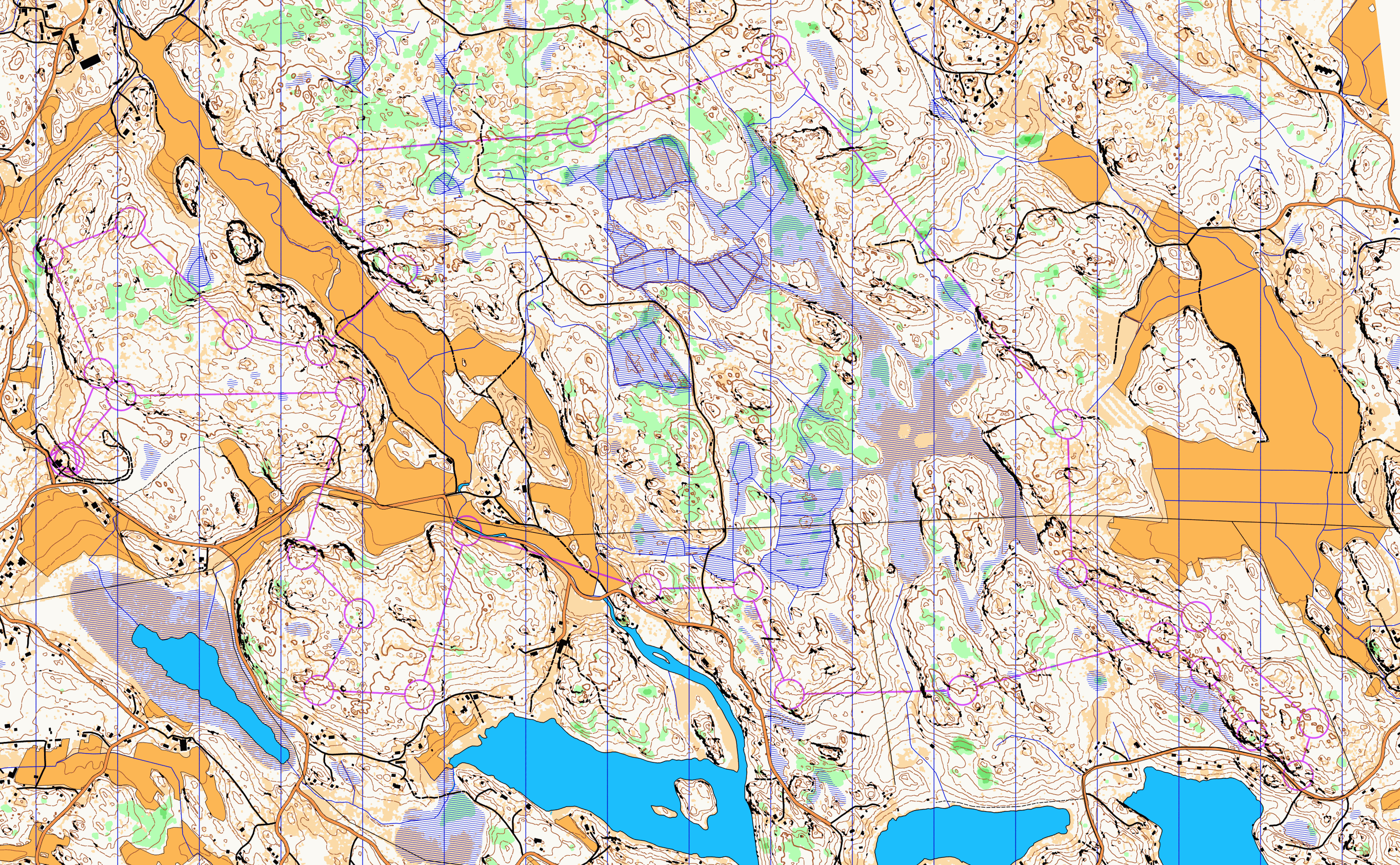 Long training with karttapullautin map (16-11-2013)
