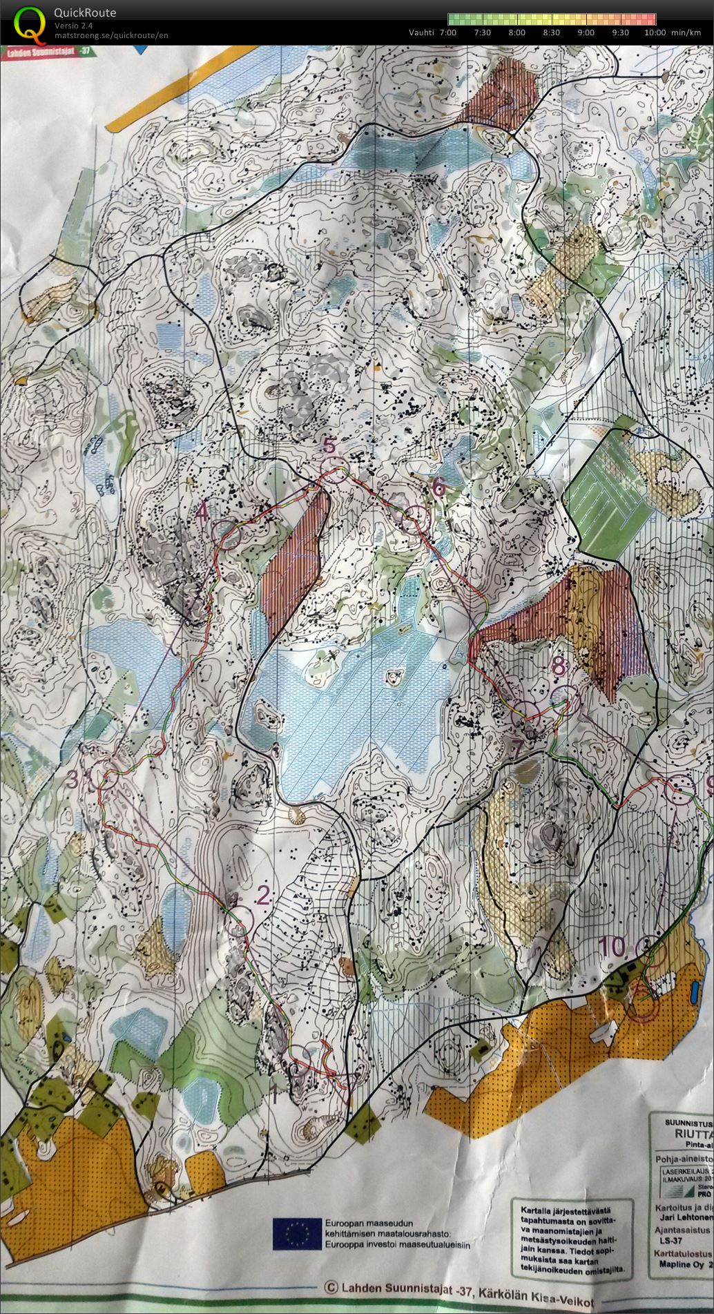 Lahtisuunnistus 1.pvä (26/07/2014)