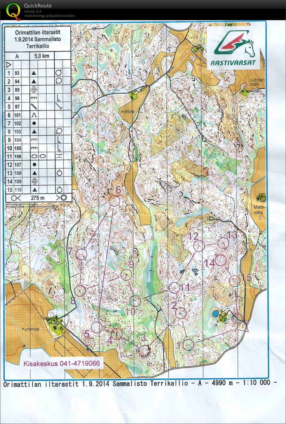 Iltarastit Sammalisto A (01/09/2014)