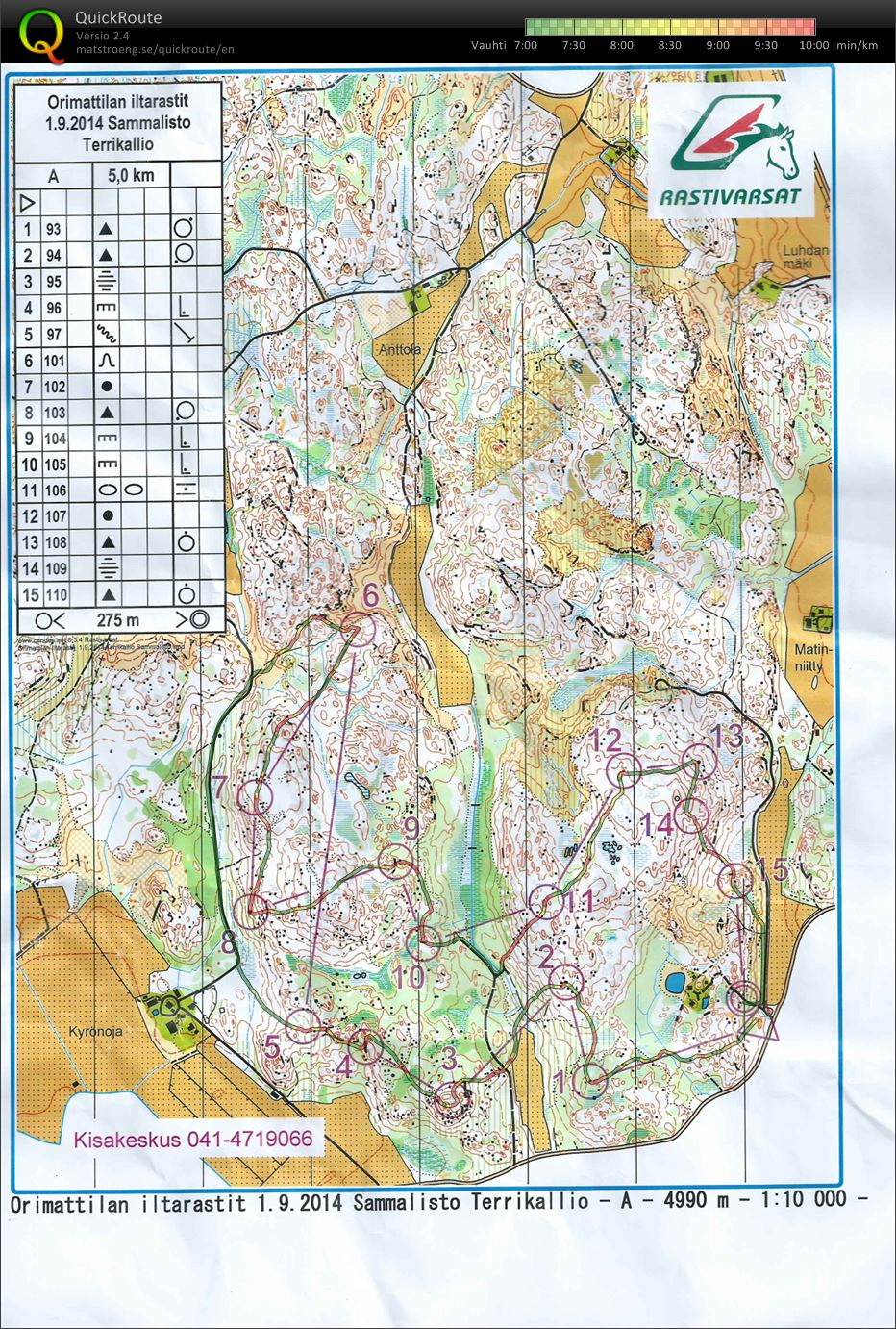 Iltarastit Sammalisto A (01/09/2014)