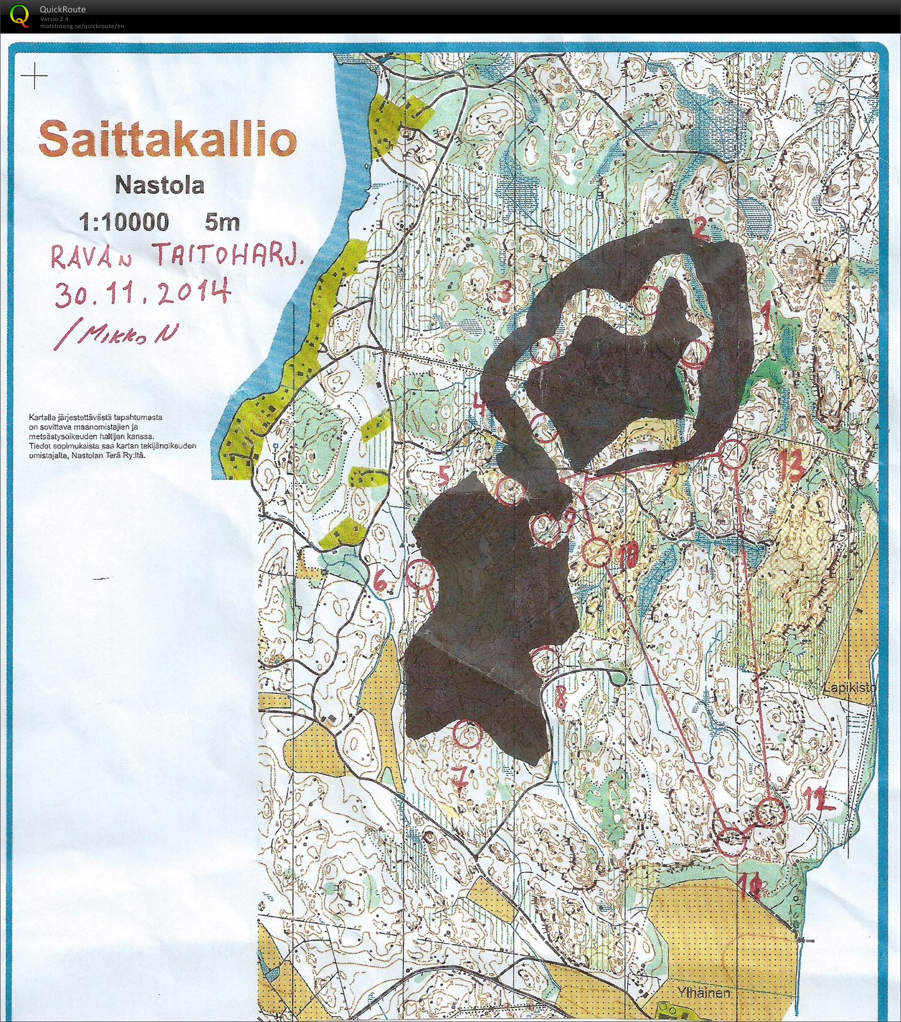 Taitoharjoitus eri teemoilla (2014-11-30)