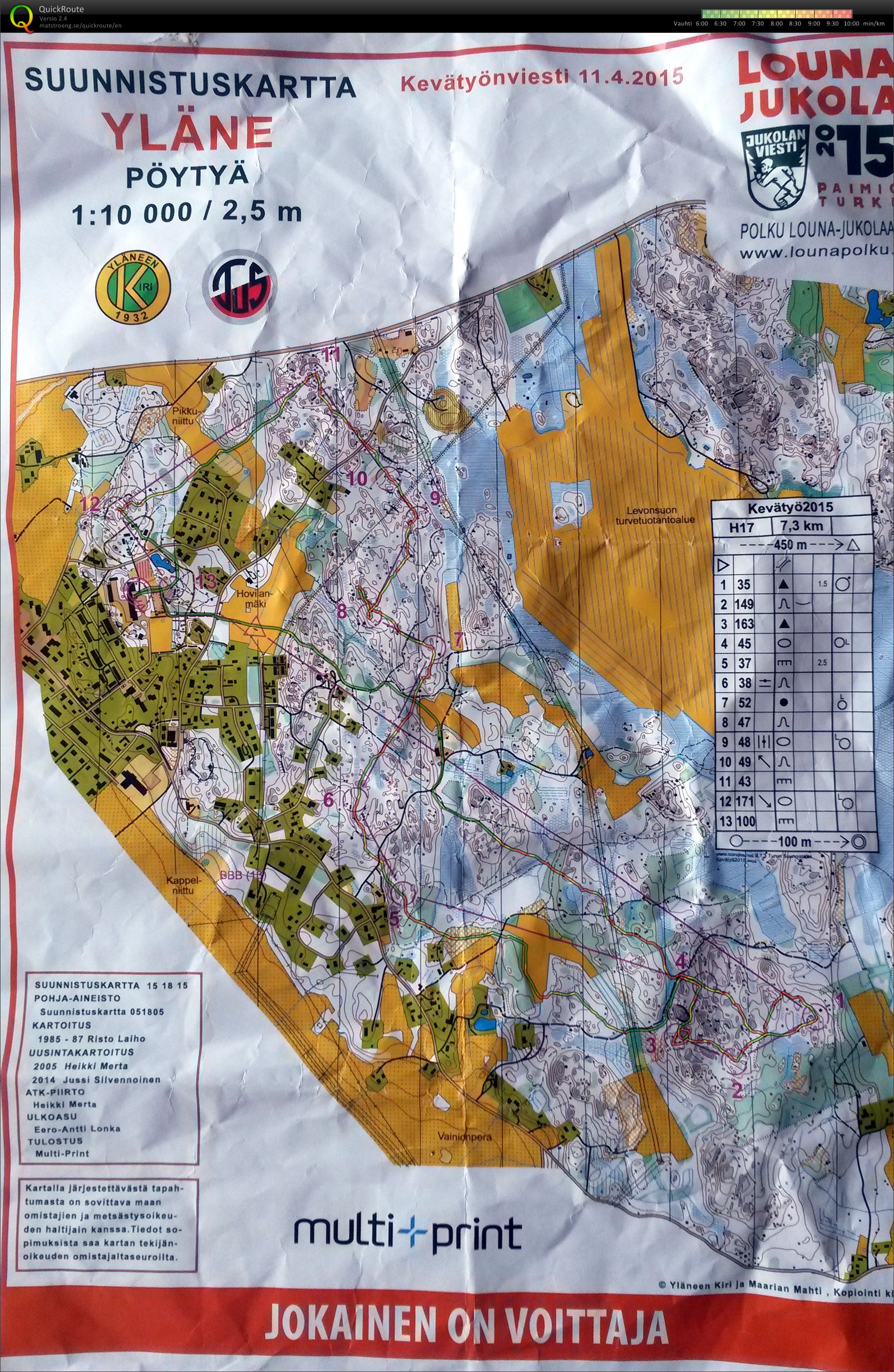 Kevätyönviesti Yläne (11/04/2015)