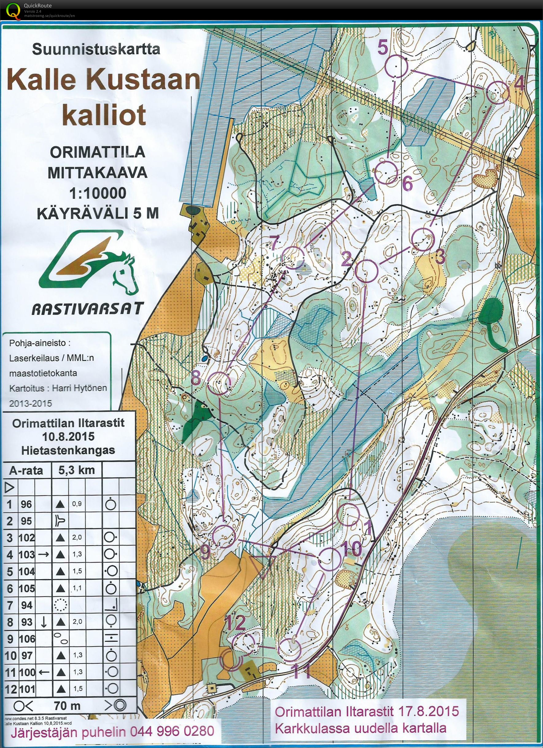 Iltarastit (10/08/2015)