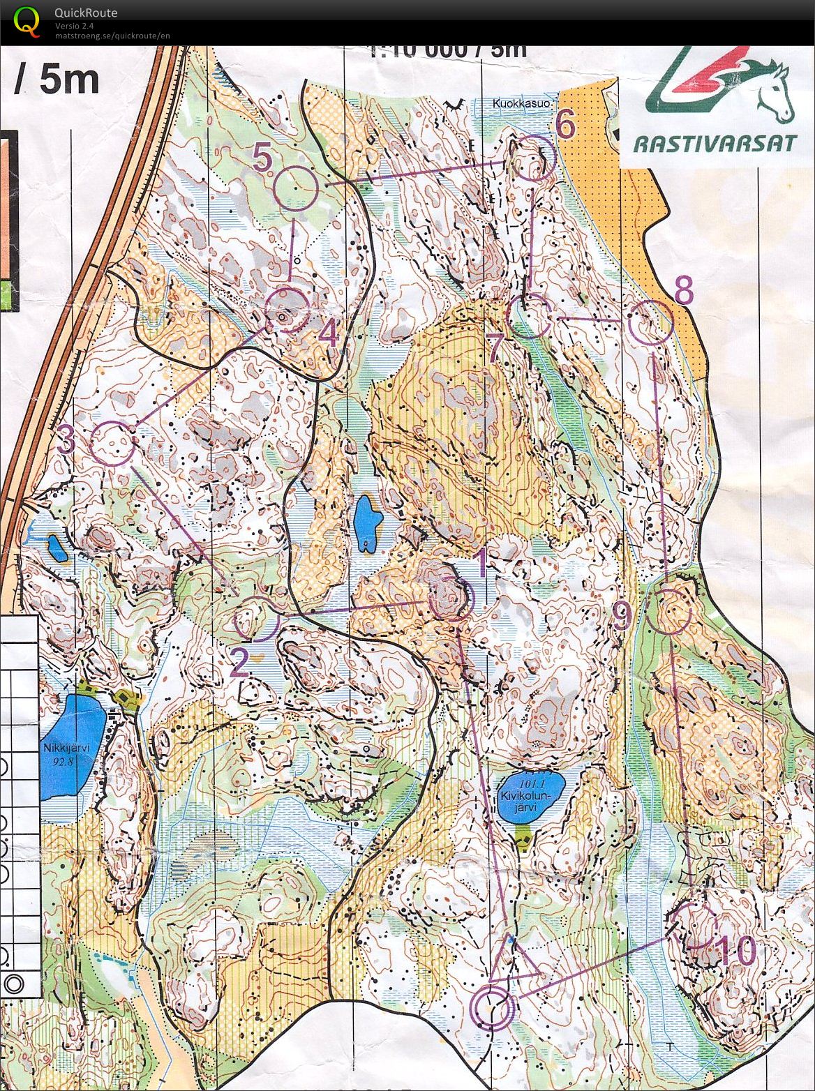 Iltarastit Nikkijärvellä (09-07-2012)