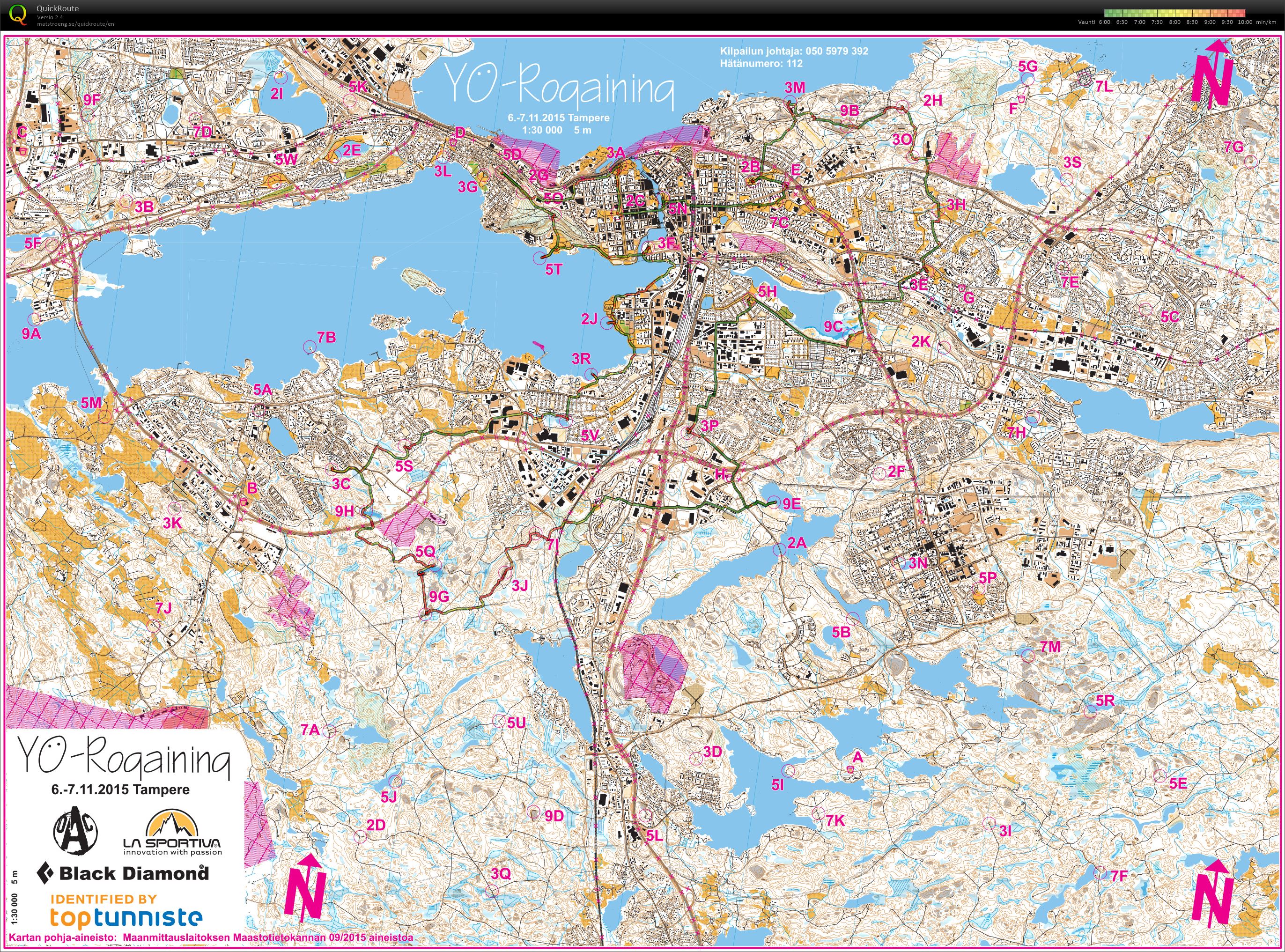 Tampereen yö-rogaining (06-11-2015)