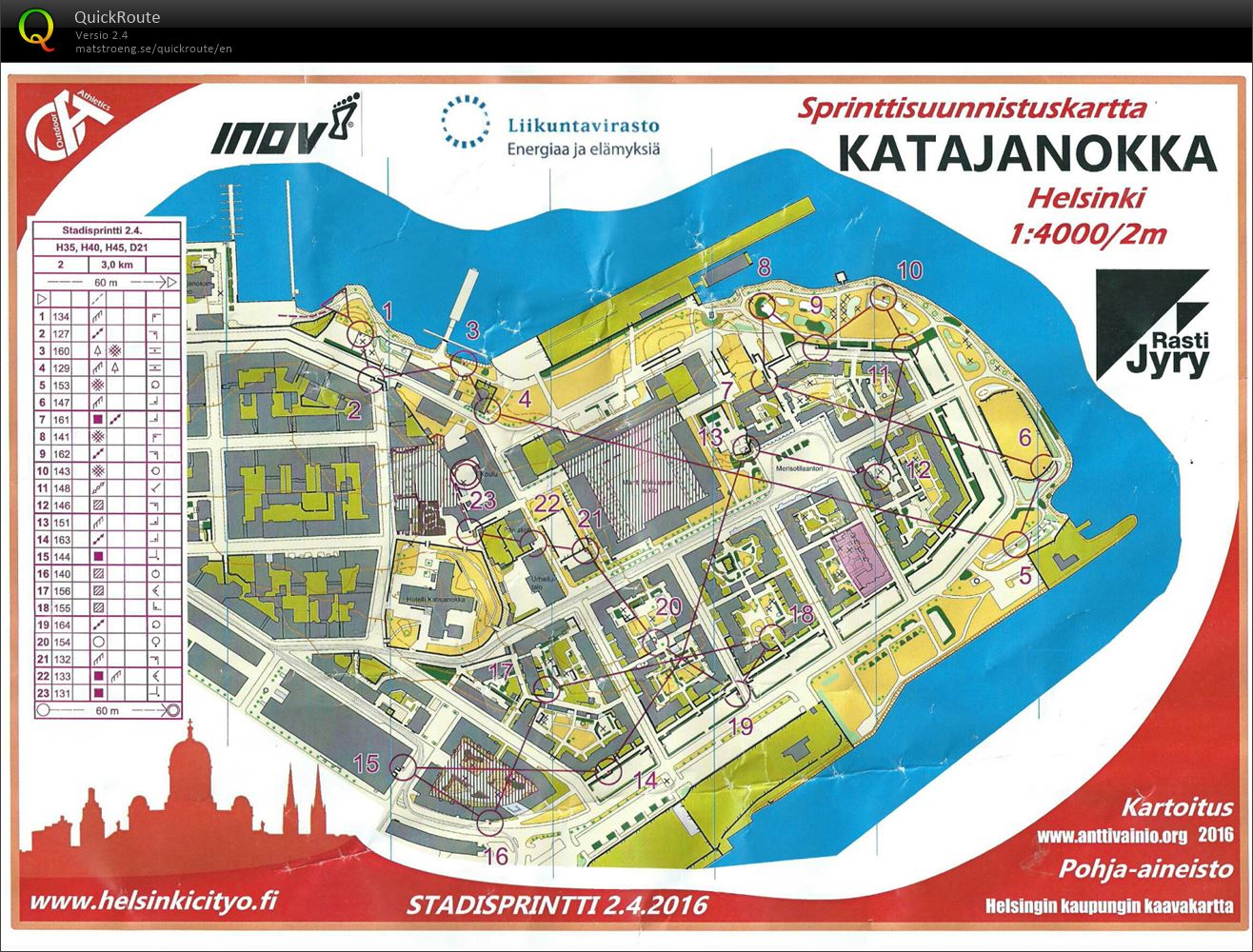 Stadisprintti Katajanokka h45 (02/04/2016)