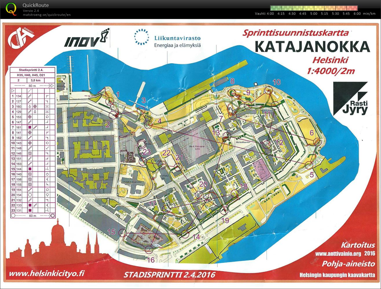 Stadisprintti Katajanokka h45 (02/04/2016)
