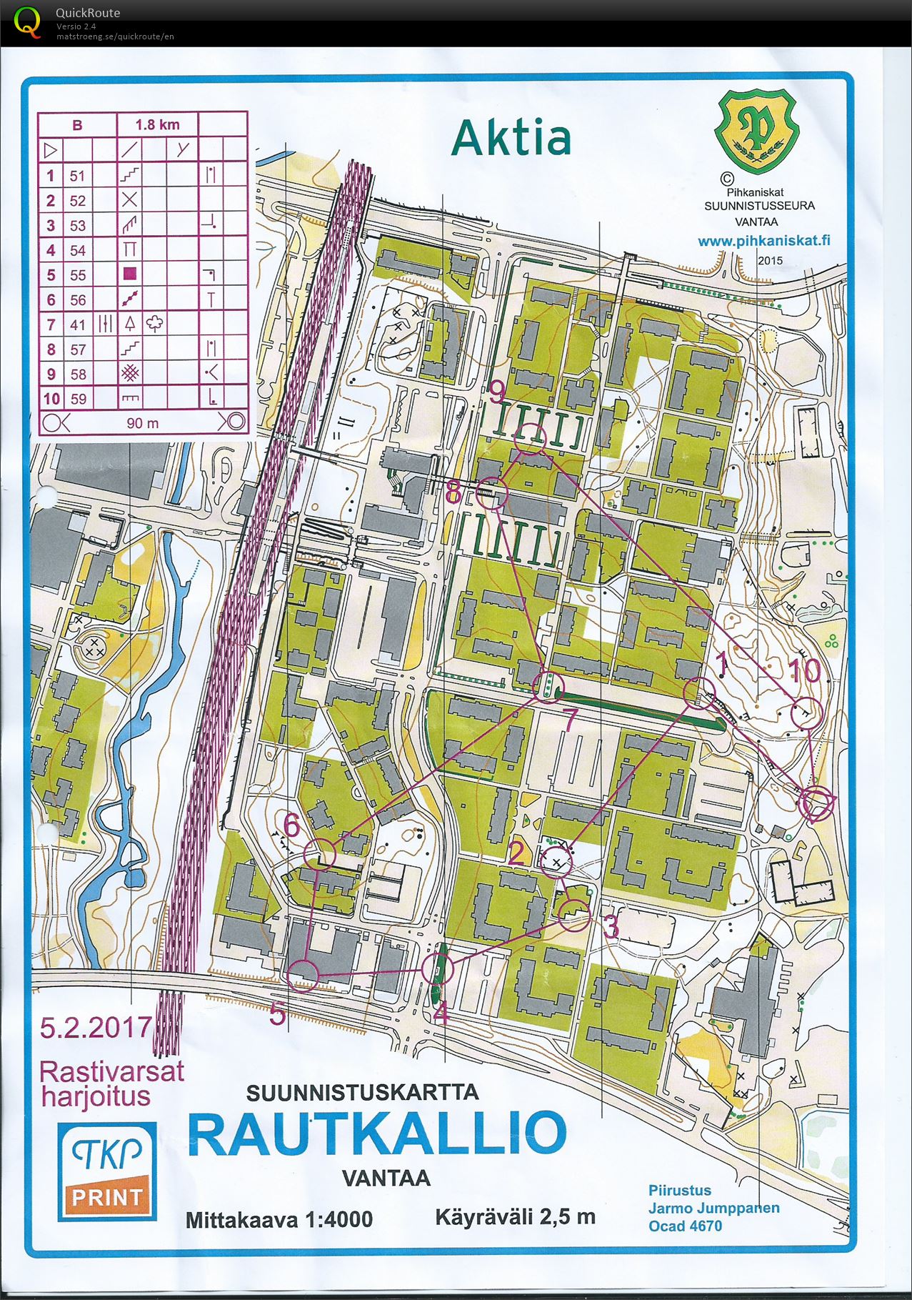Leiripäivän sprintti B-rata (05/02/2017)