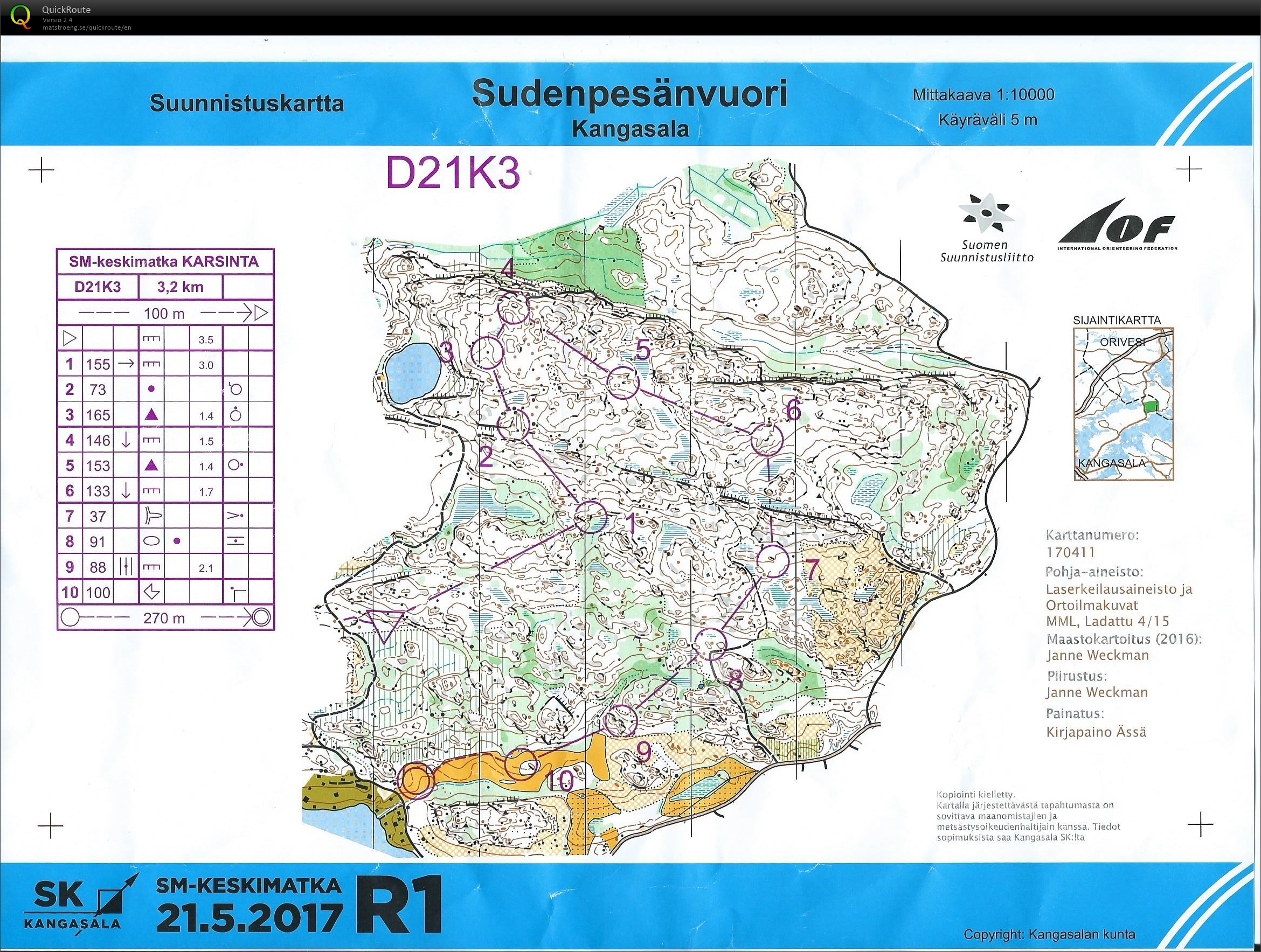 Uusintajuoksu SM-karsinta (01-06-2017)