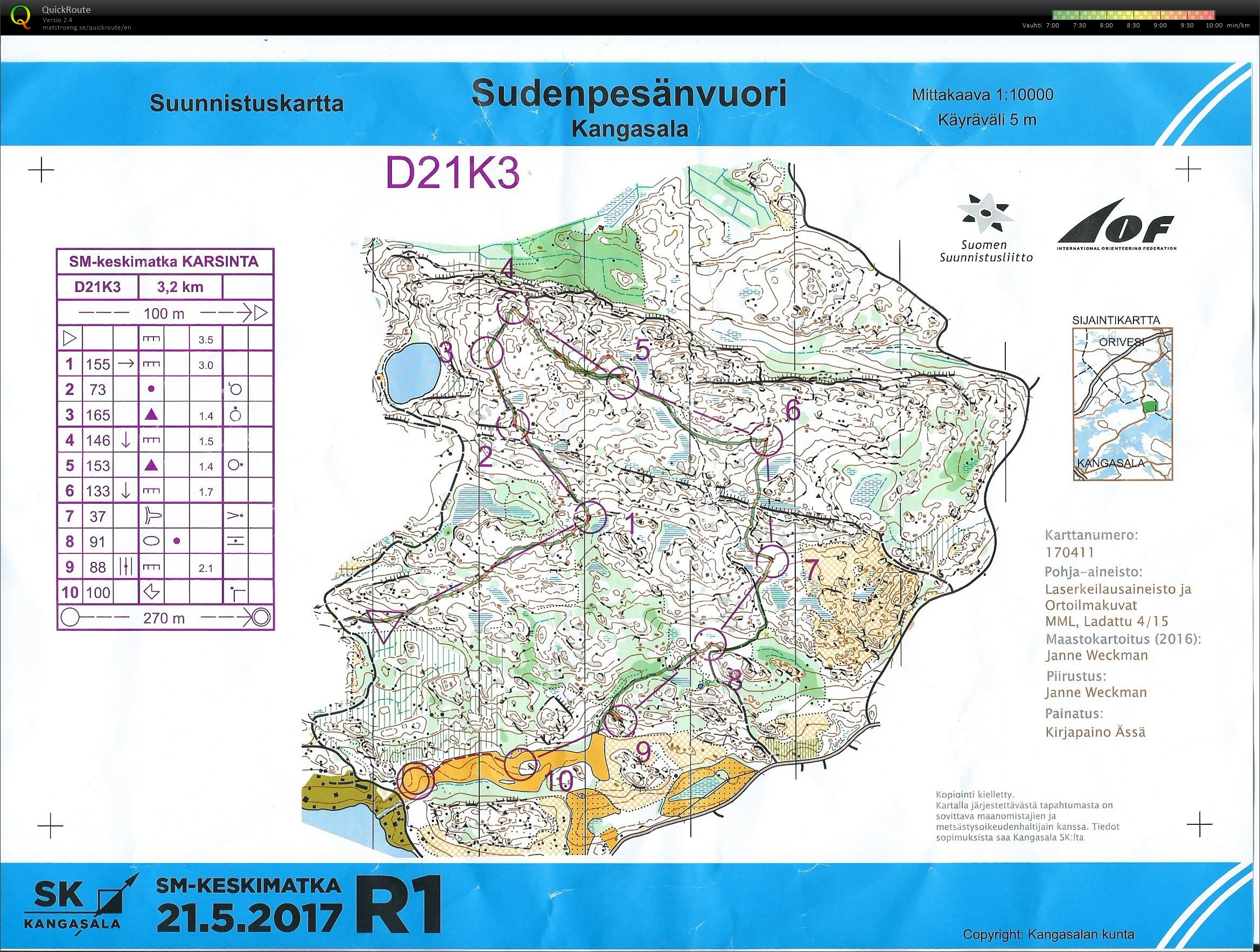 Uusintajuoksu SM-karsinta (01-06-2017)