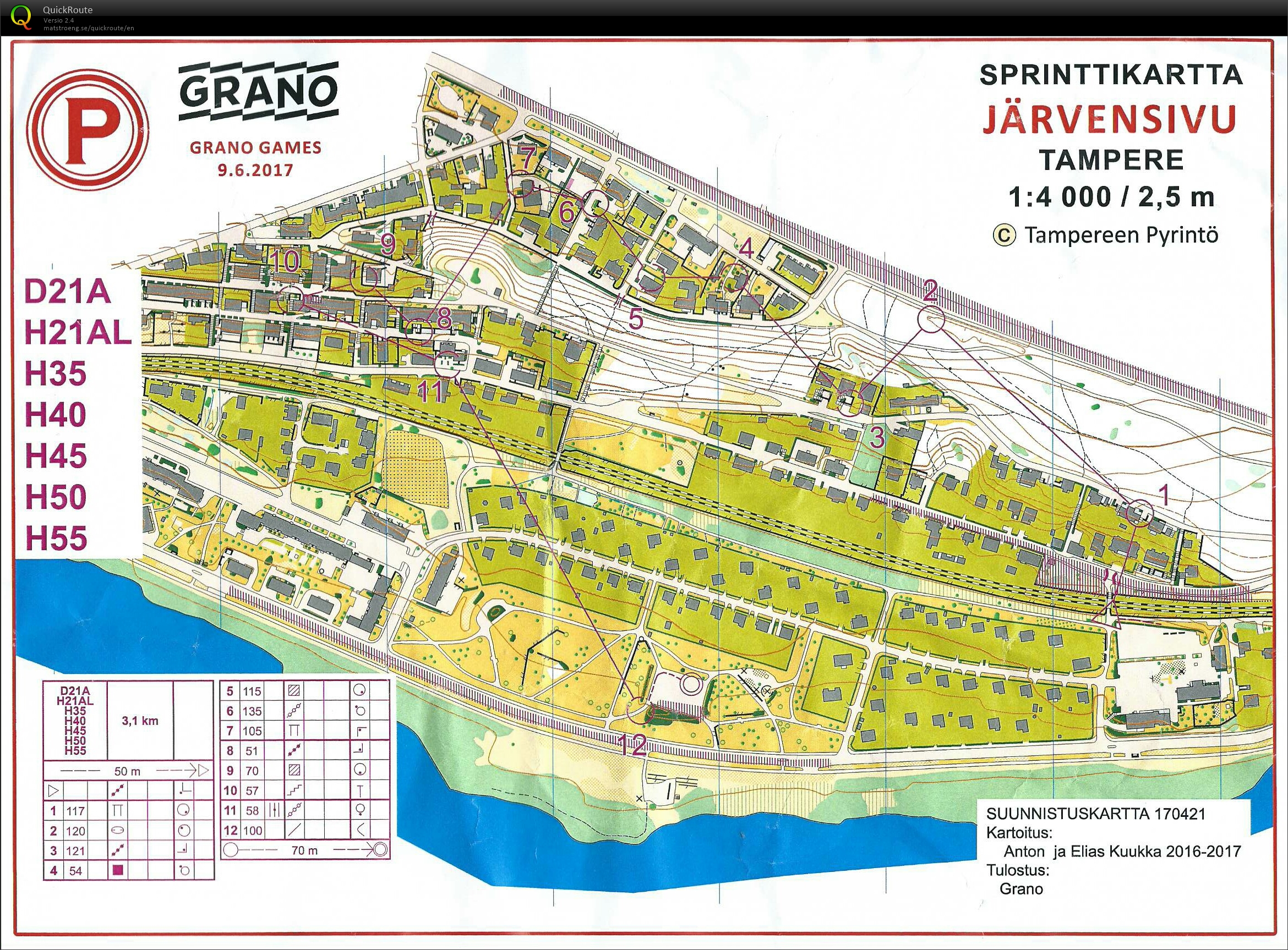 Grano Games sprintti (09/06/2017)