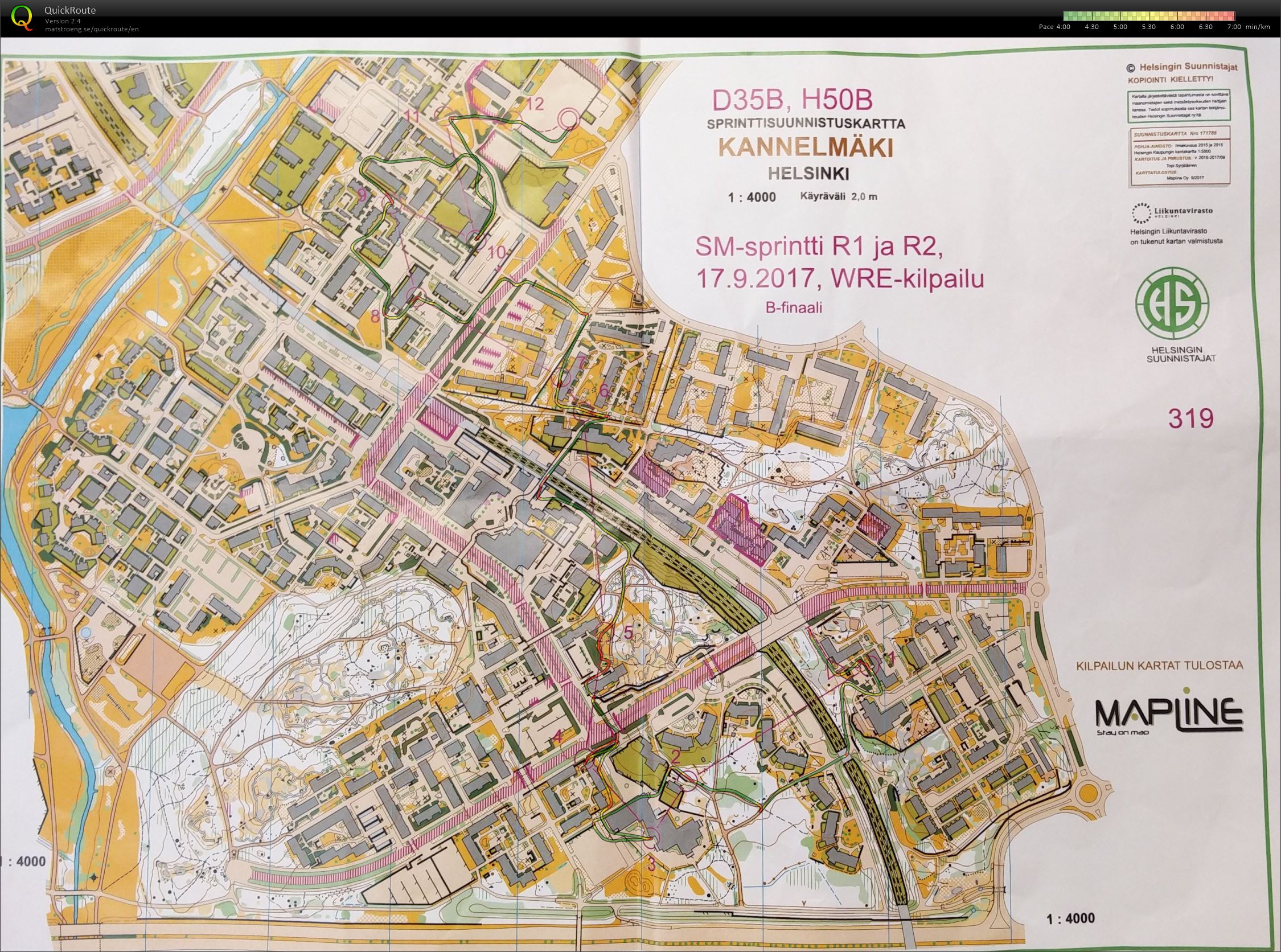 Sm-sprintti H50 B (17/09/2017)